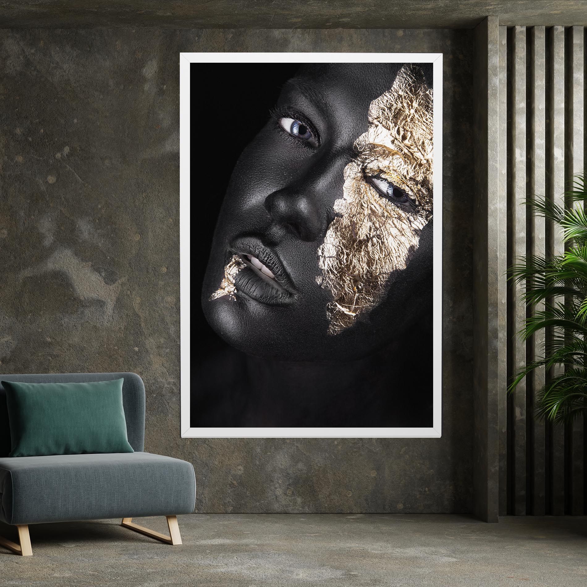 Grey Gold Makeup mockup 7