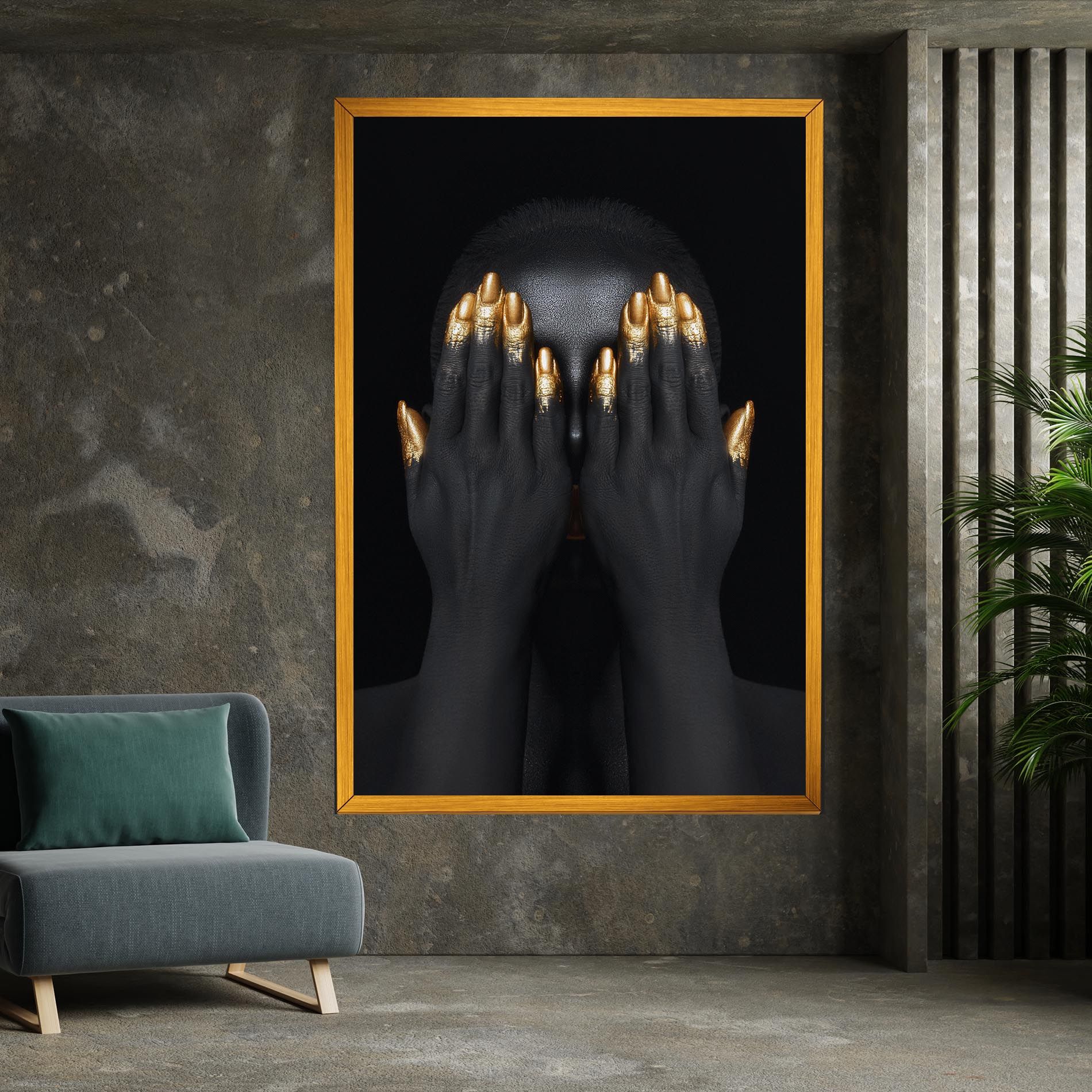 Gold Fingertips Chain mockup 7