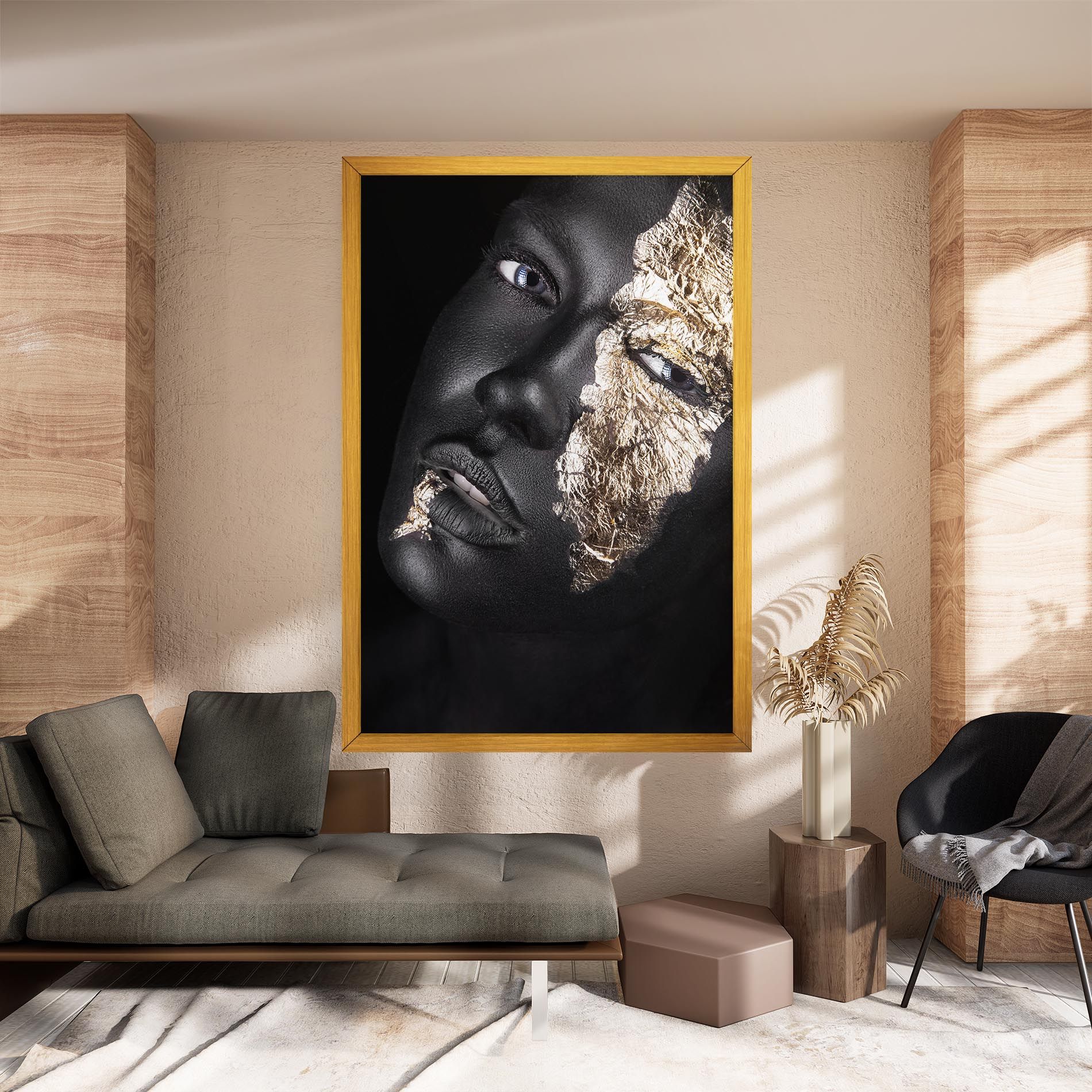 Grey Gold Makeup mockup 8