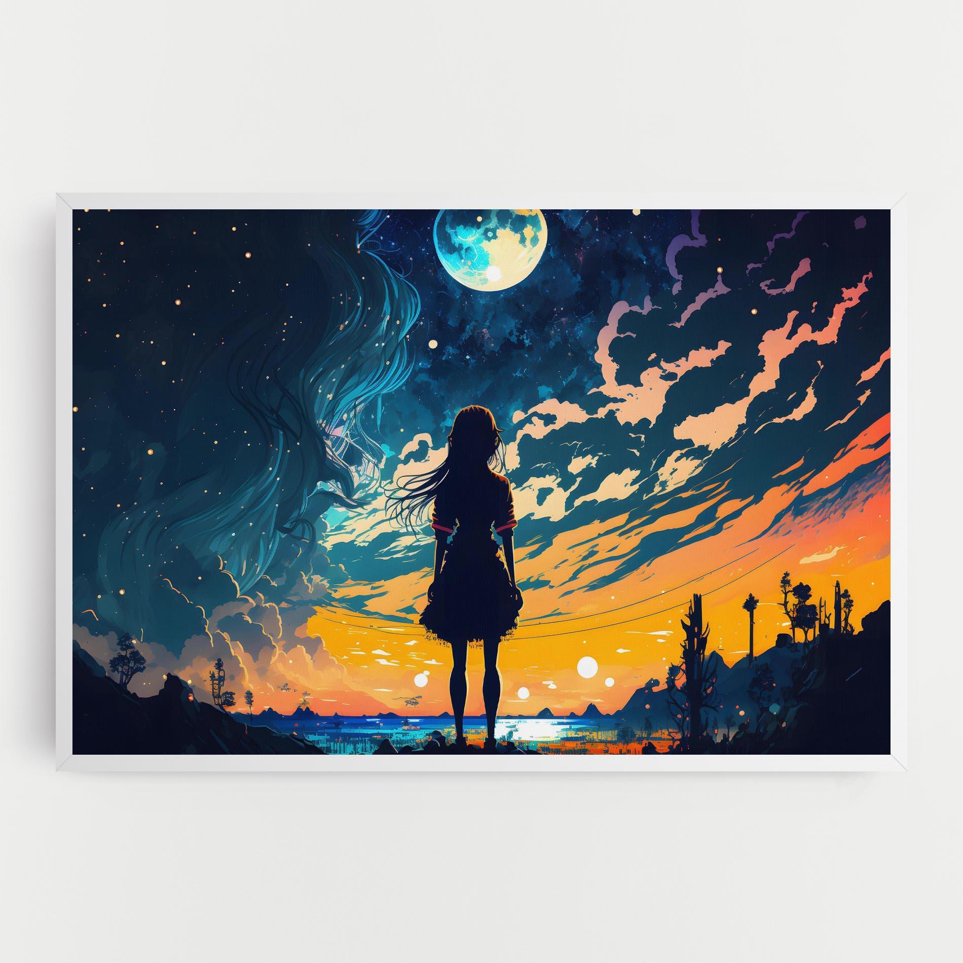 Leinwandbild Mystical Woman Fairytale mockup 0