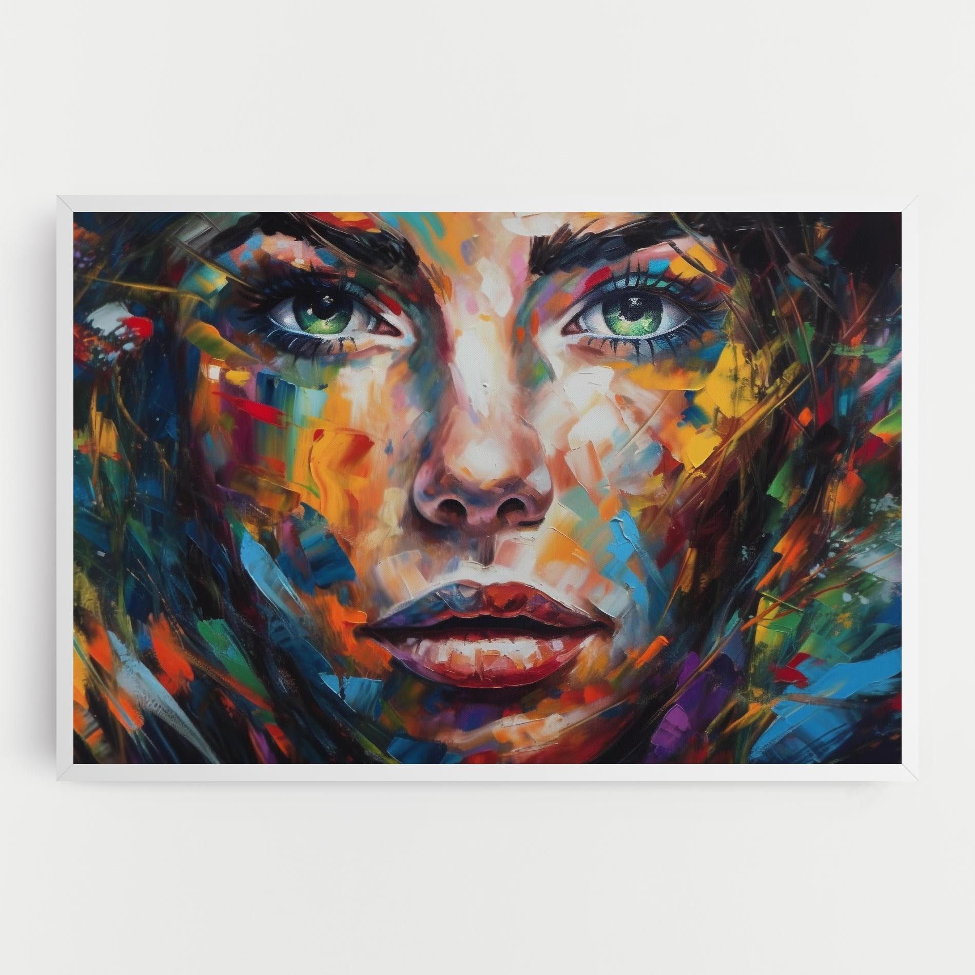 Vibrant Color Woman Paint mockup 0