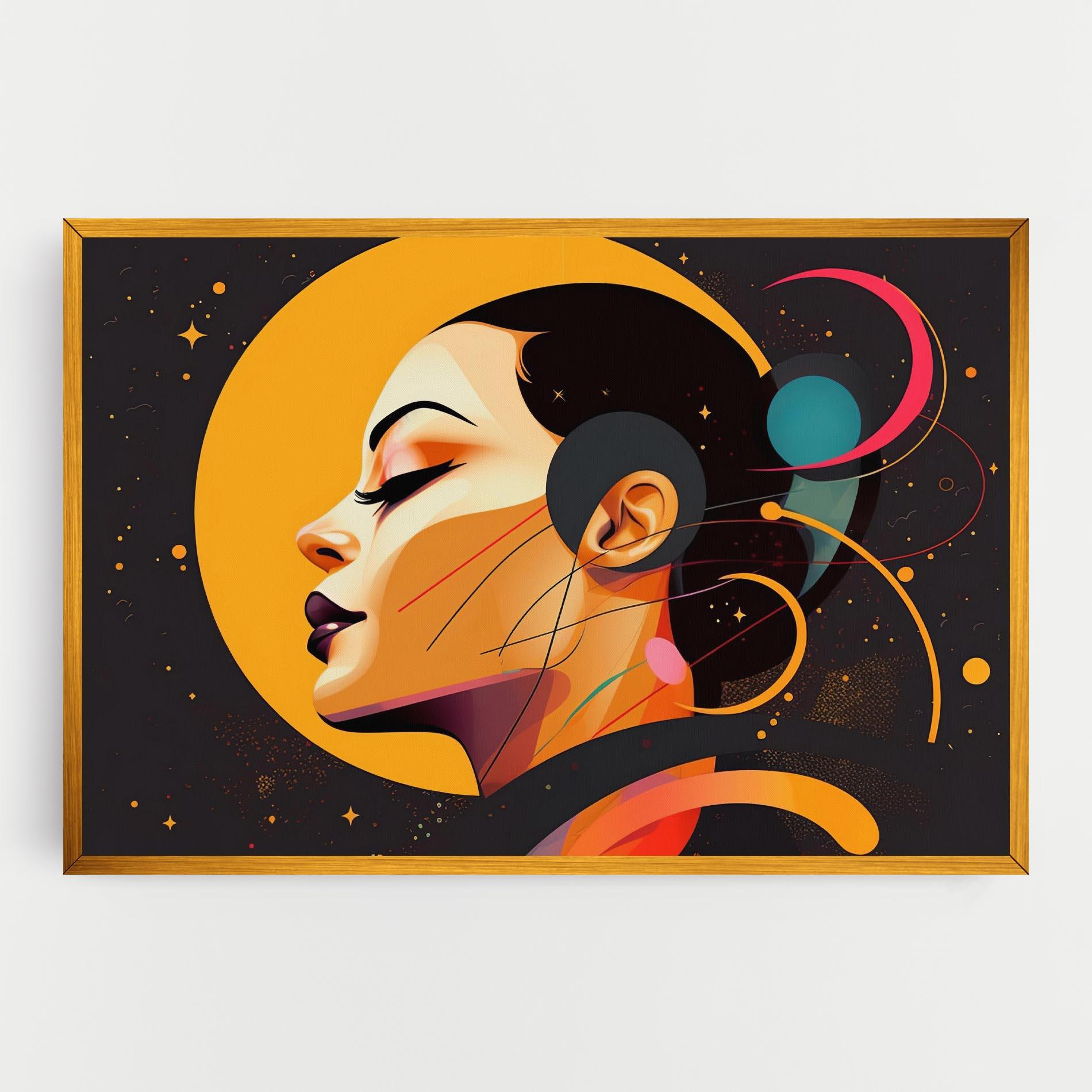 Leinwandbild Synthetic Female mockup 0