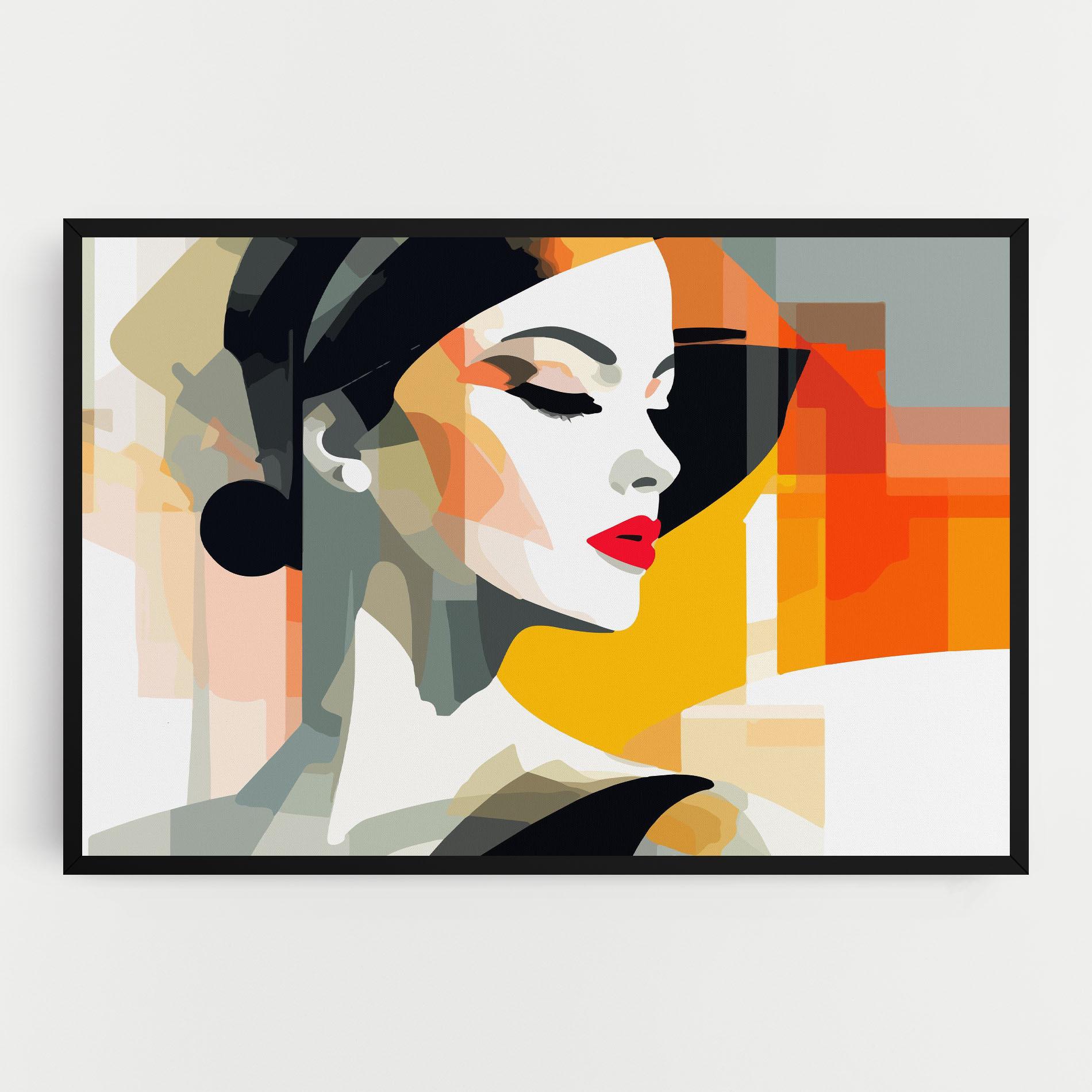 Leinwandbild Art Woman View mockup 0