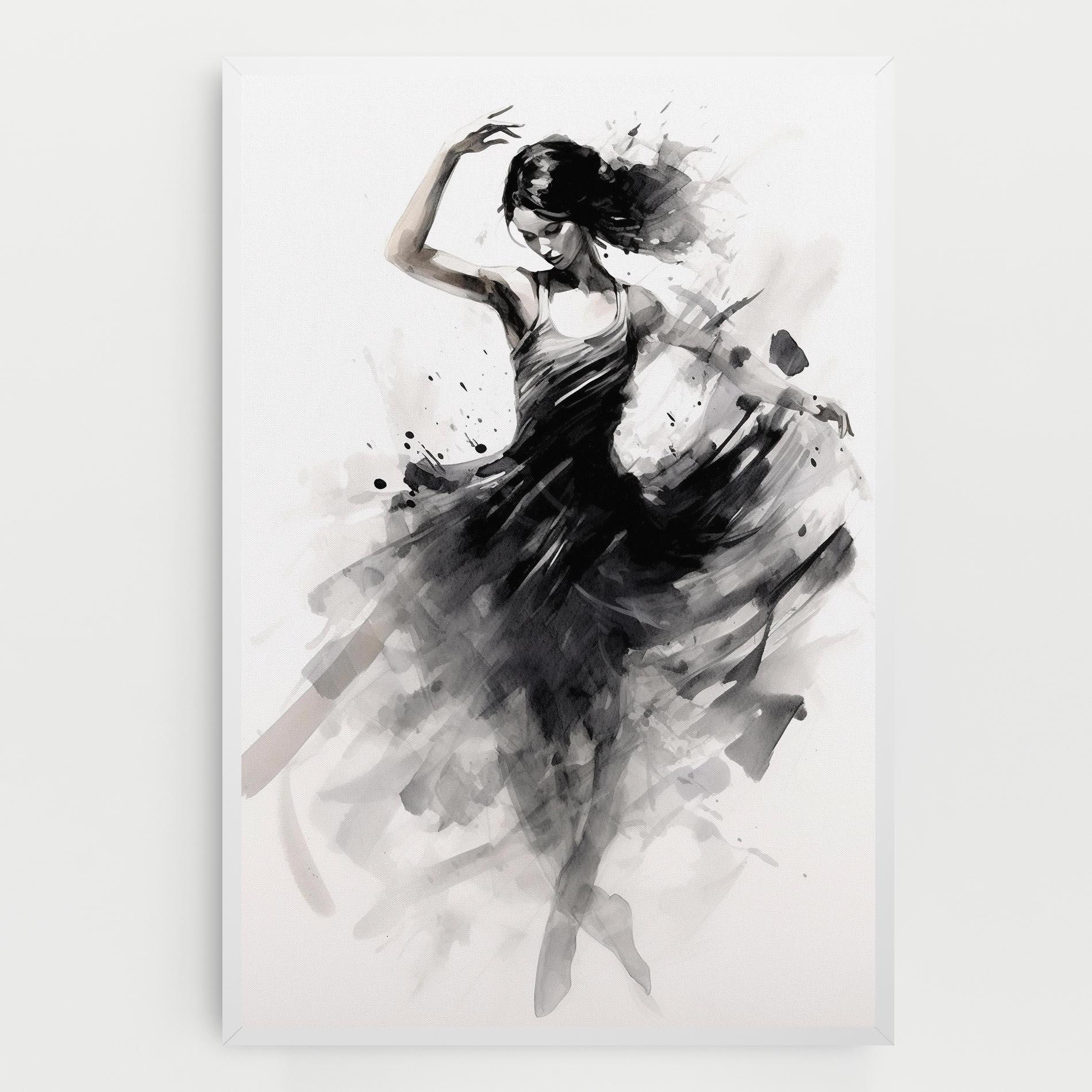 Leinwandbild Dancing Woman mockup 0