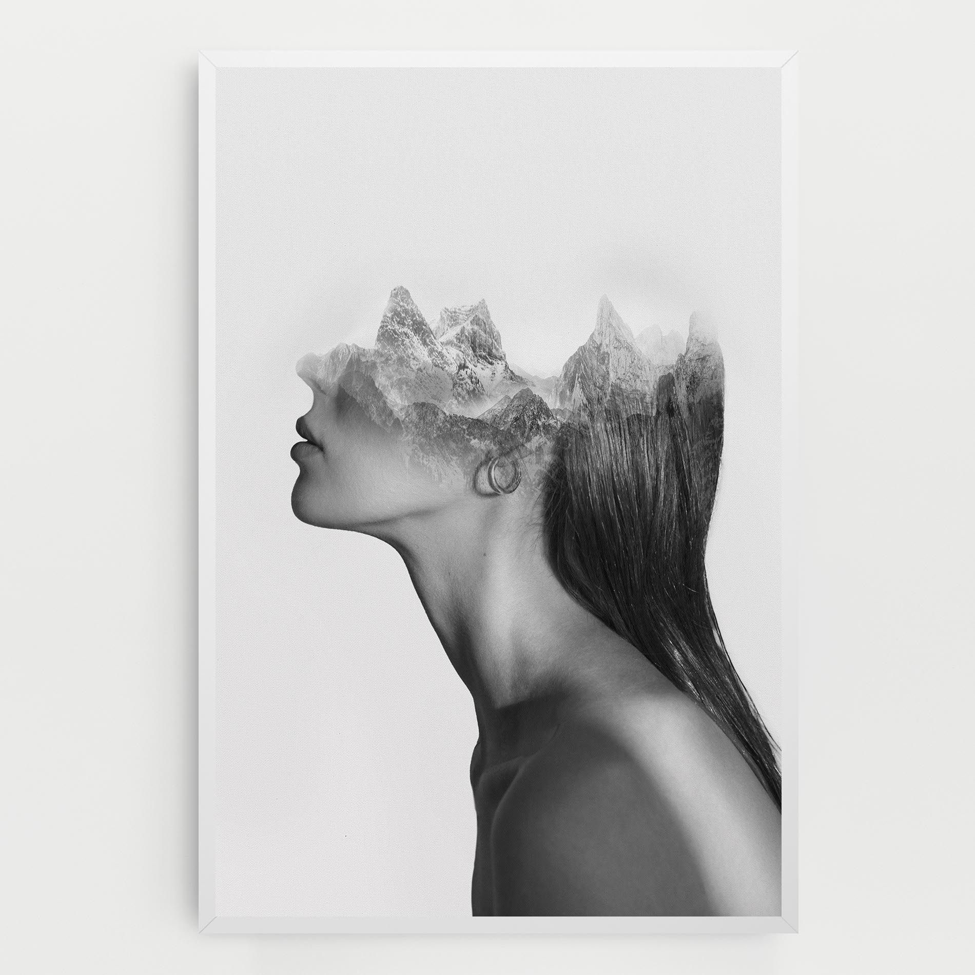 Woman Mountains View mockup 0