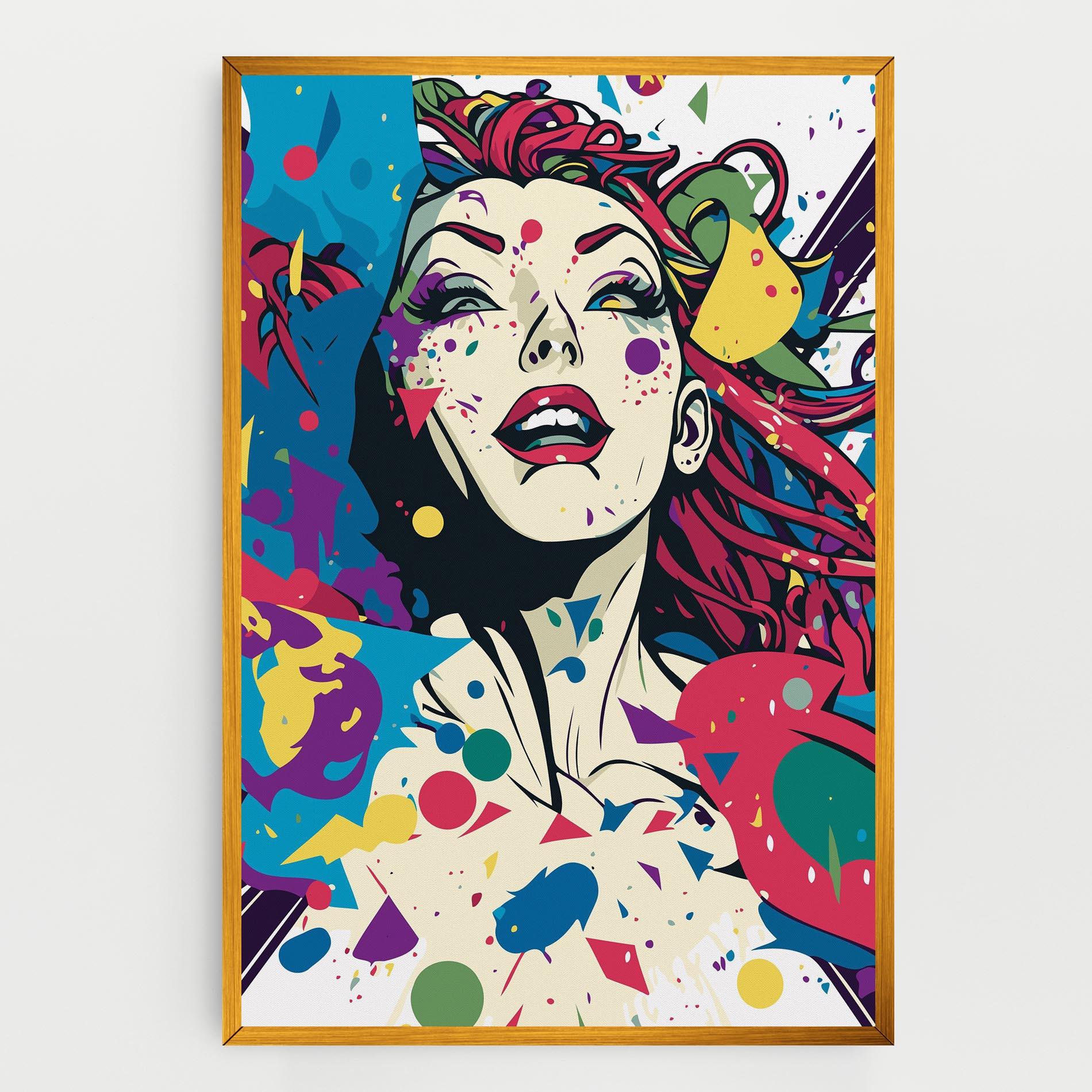 Leinwandbild Fictional Woman mockup 0