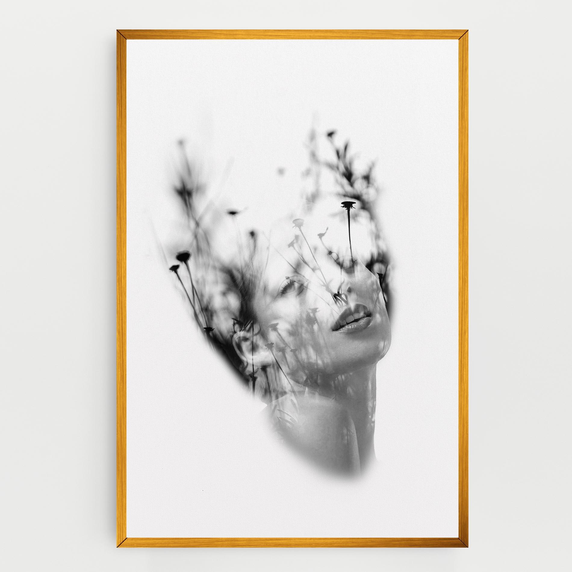 Leinwandbild Nature Woman mockup 0