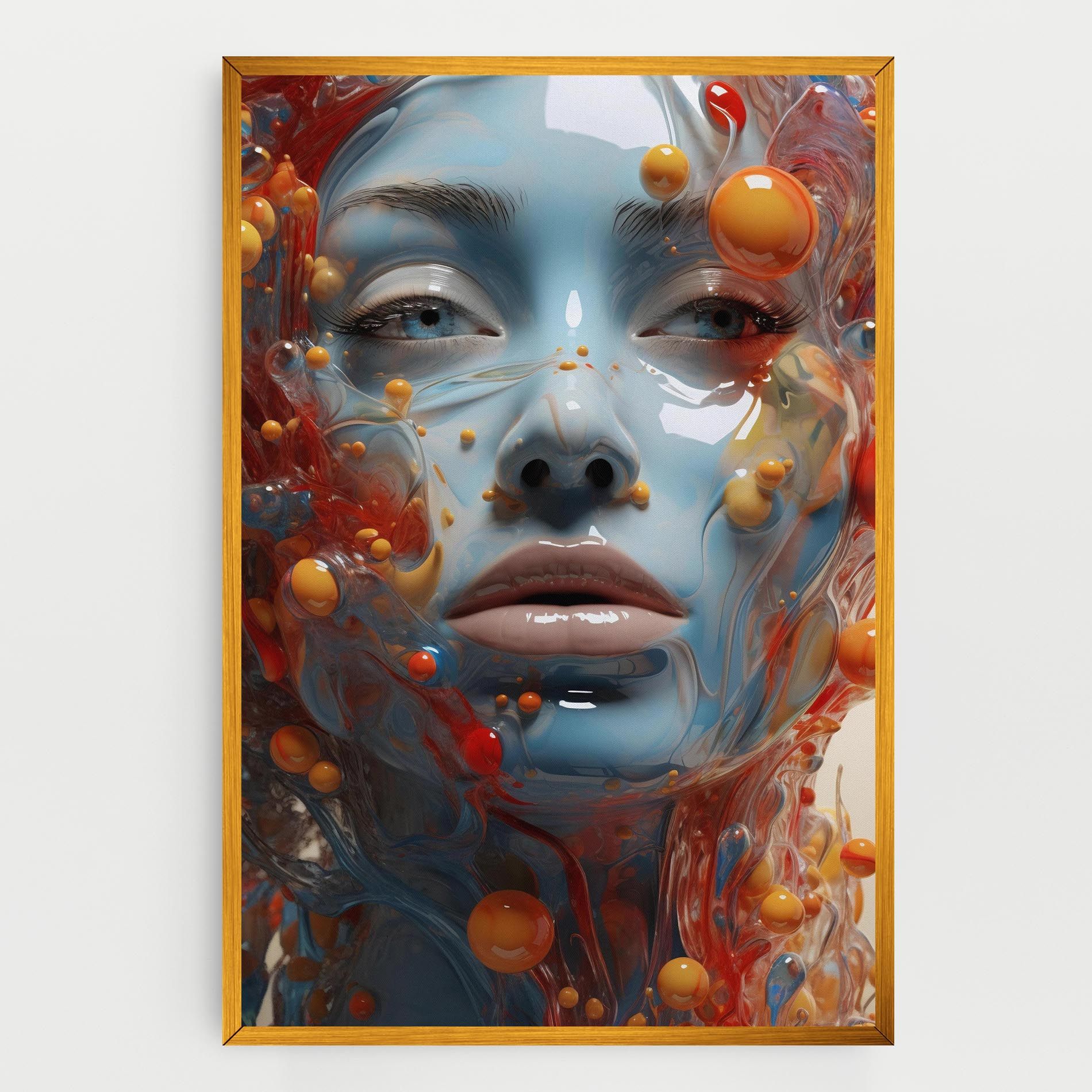 Pretty Blue Face mockup 0