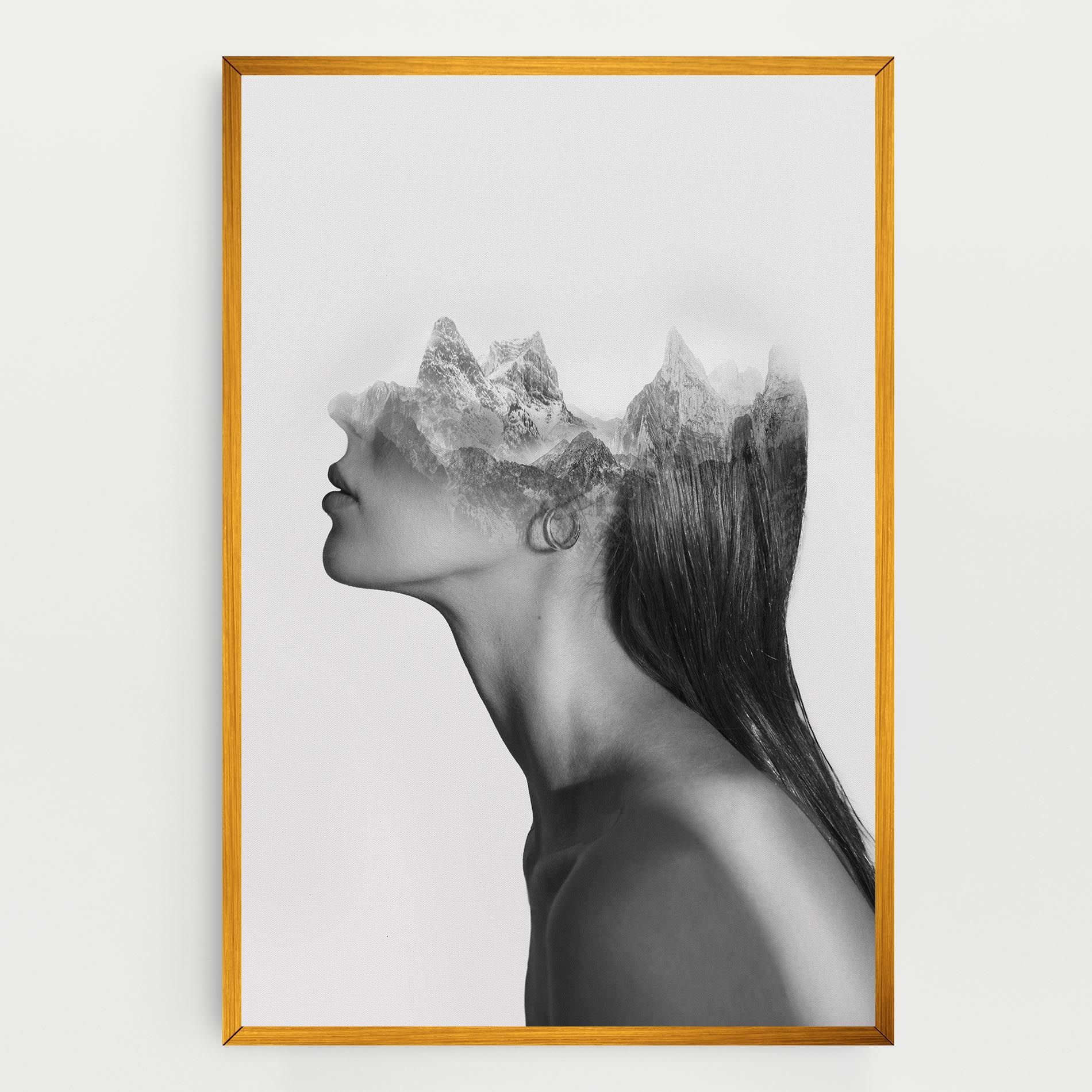 Woman Mountains View mockup 0