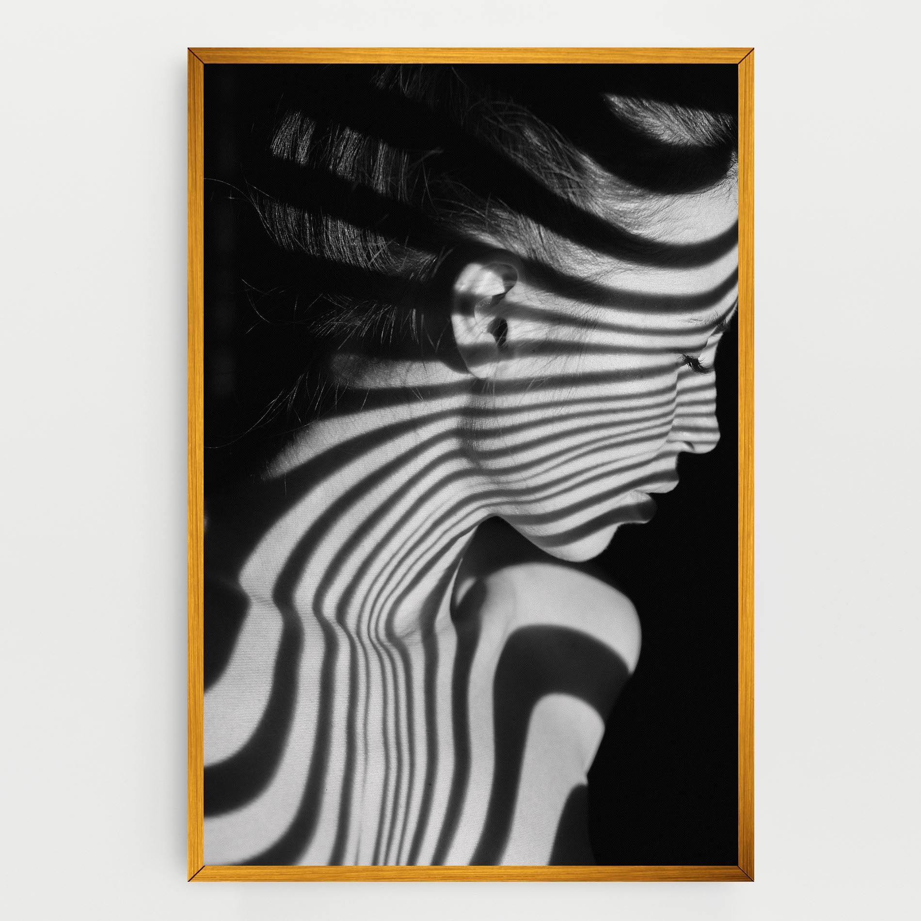 Zebra Stripes Woman mockup 0