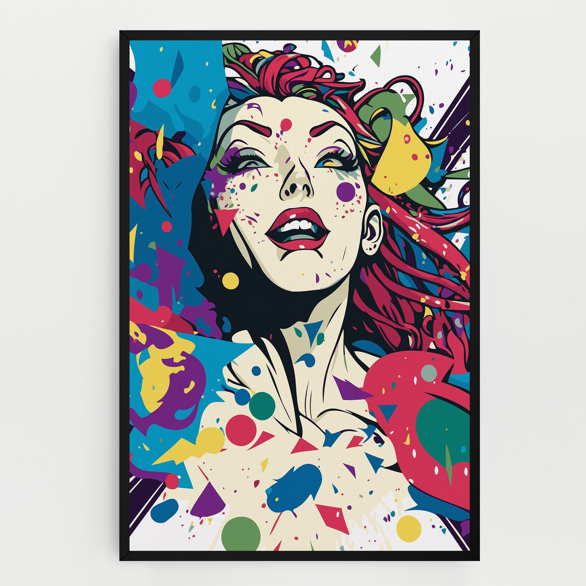 Leinwandbild Fictional Woman mockup 0