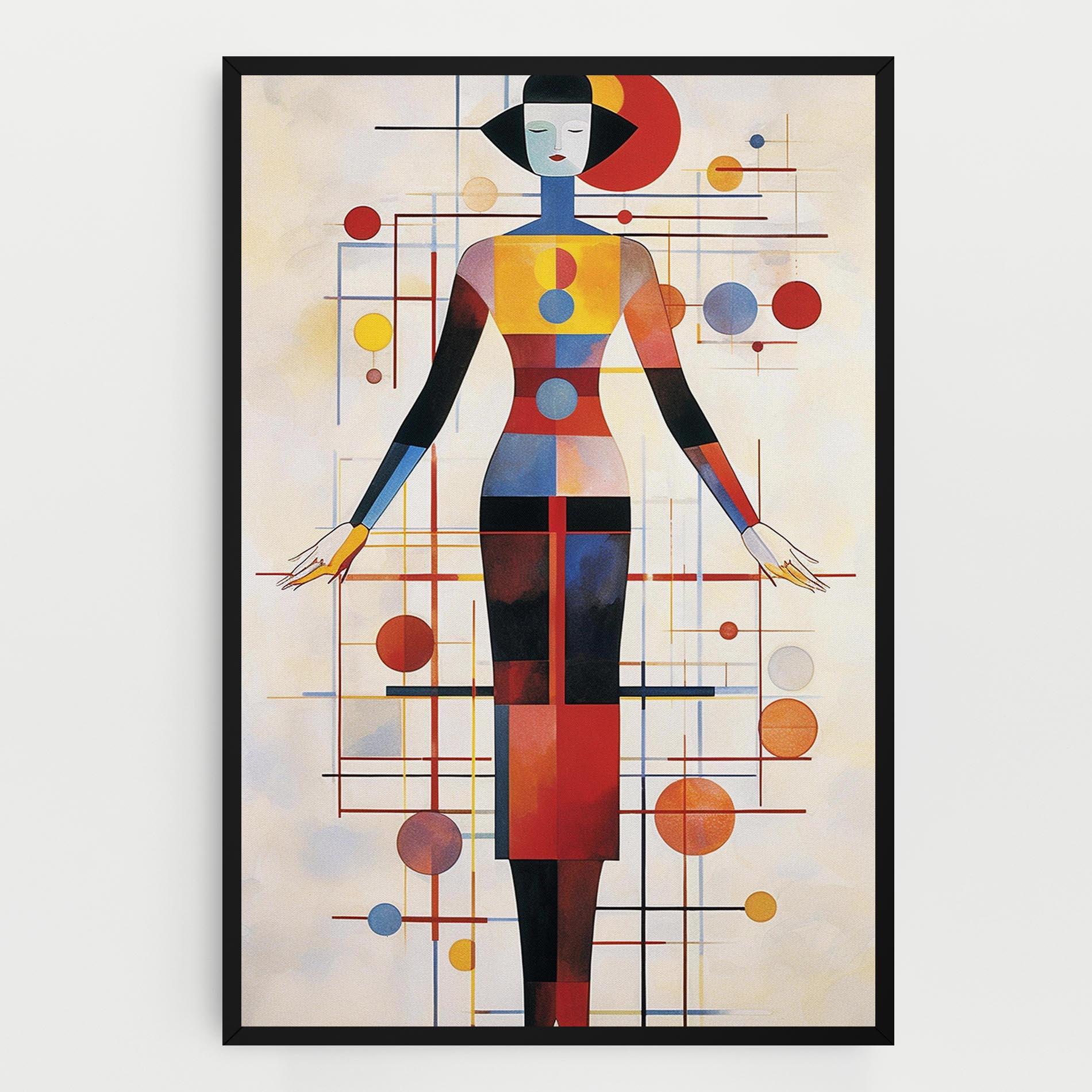 Leinwandbild Poster Woman Artist mockup 0