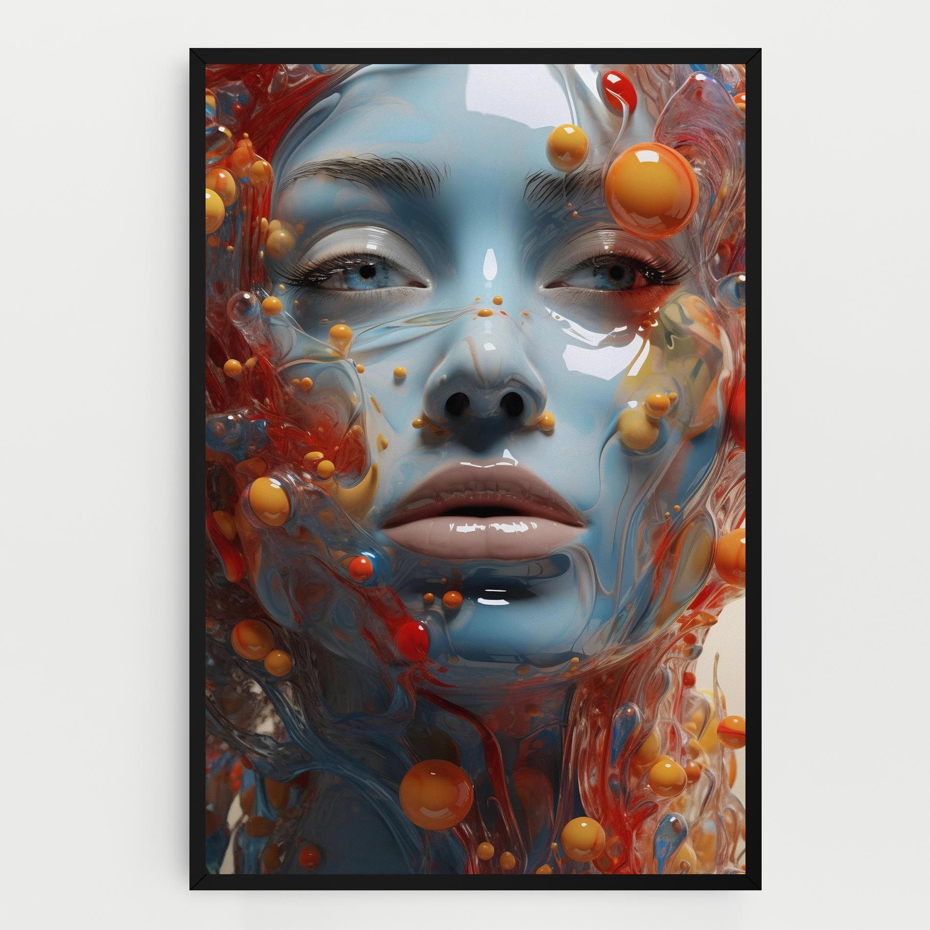 Pretty Blue Face mockup 0