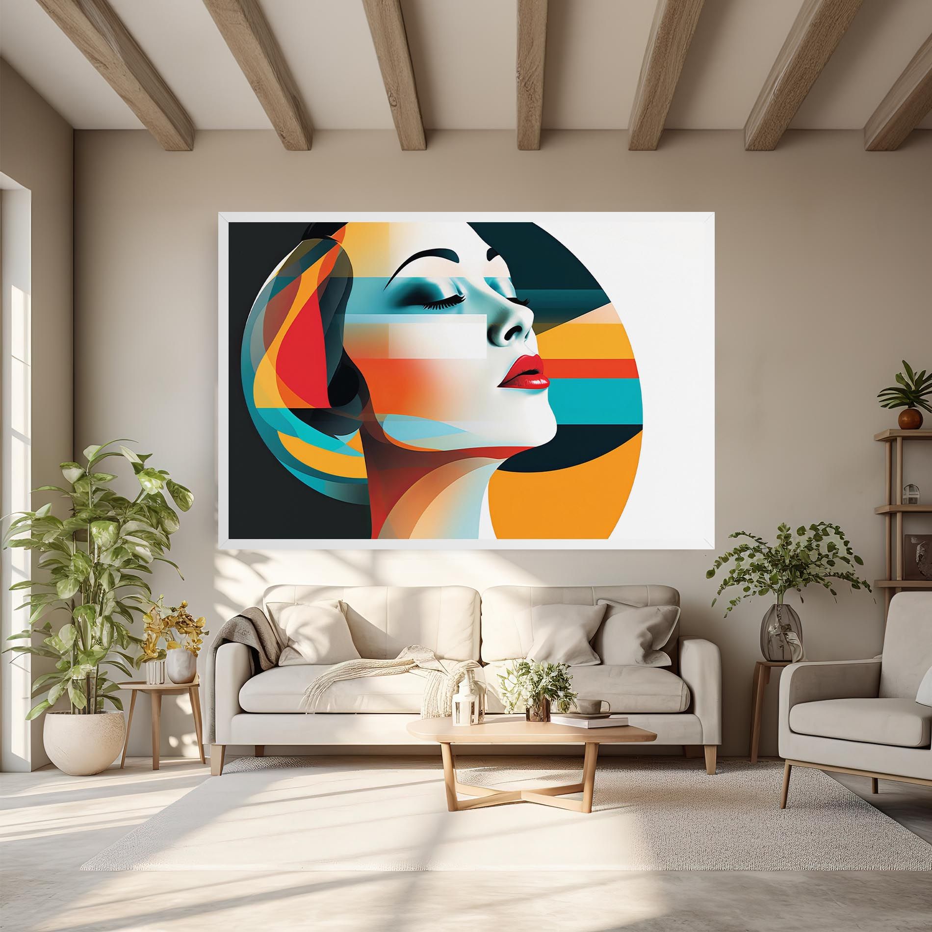 Blue Abstract Makeup mockup 6