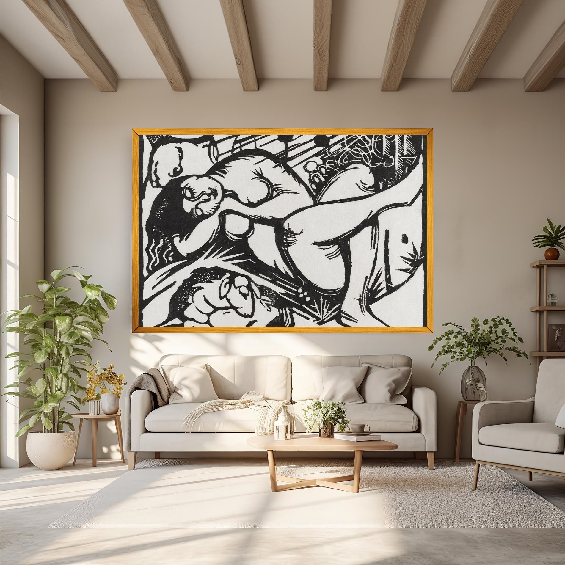 Woman Drawing mockup 6