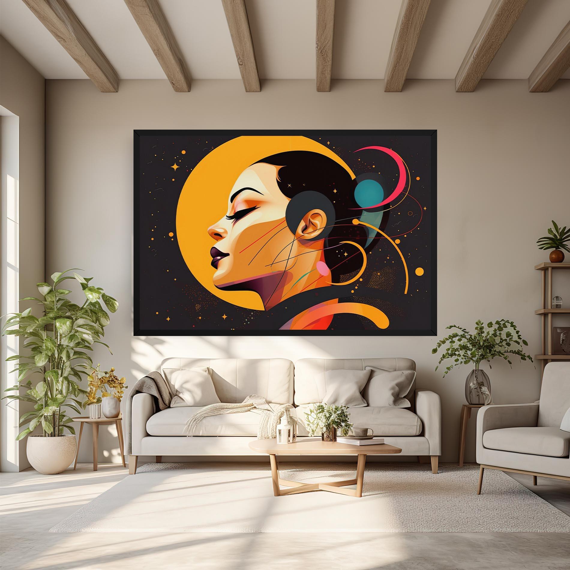 Leinwandbild Synthetic Female mockup 6