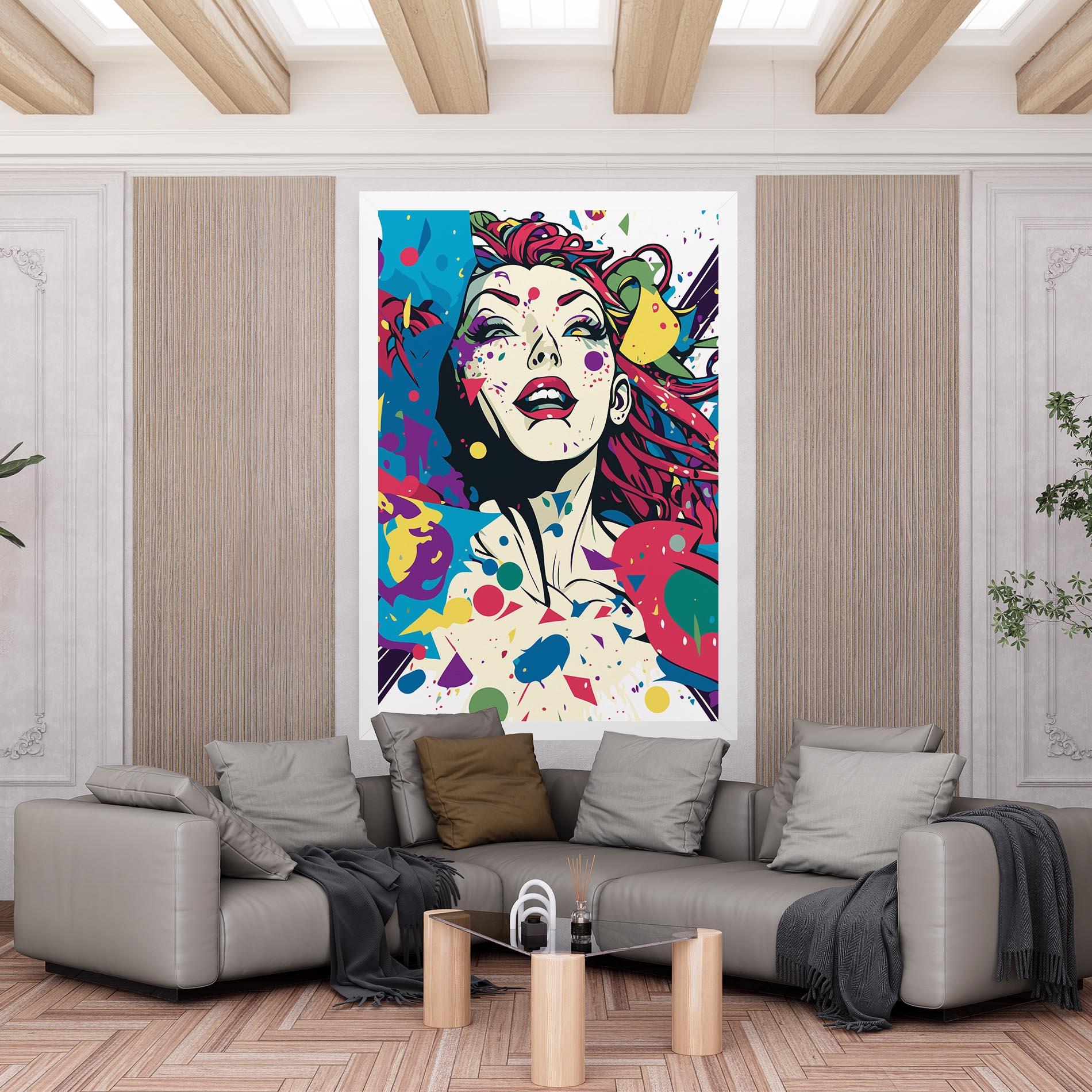 Leinwandbild Fictional Woman mockup 6