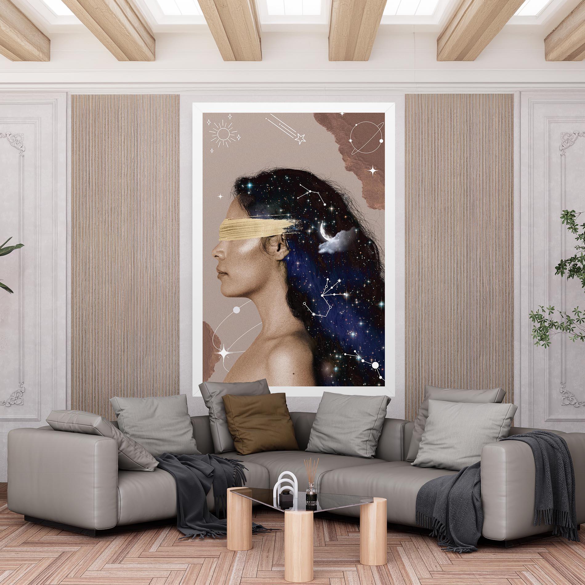 Leinwandbild Galaxy Hair mockup 6