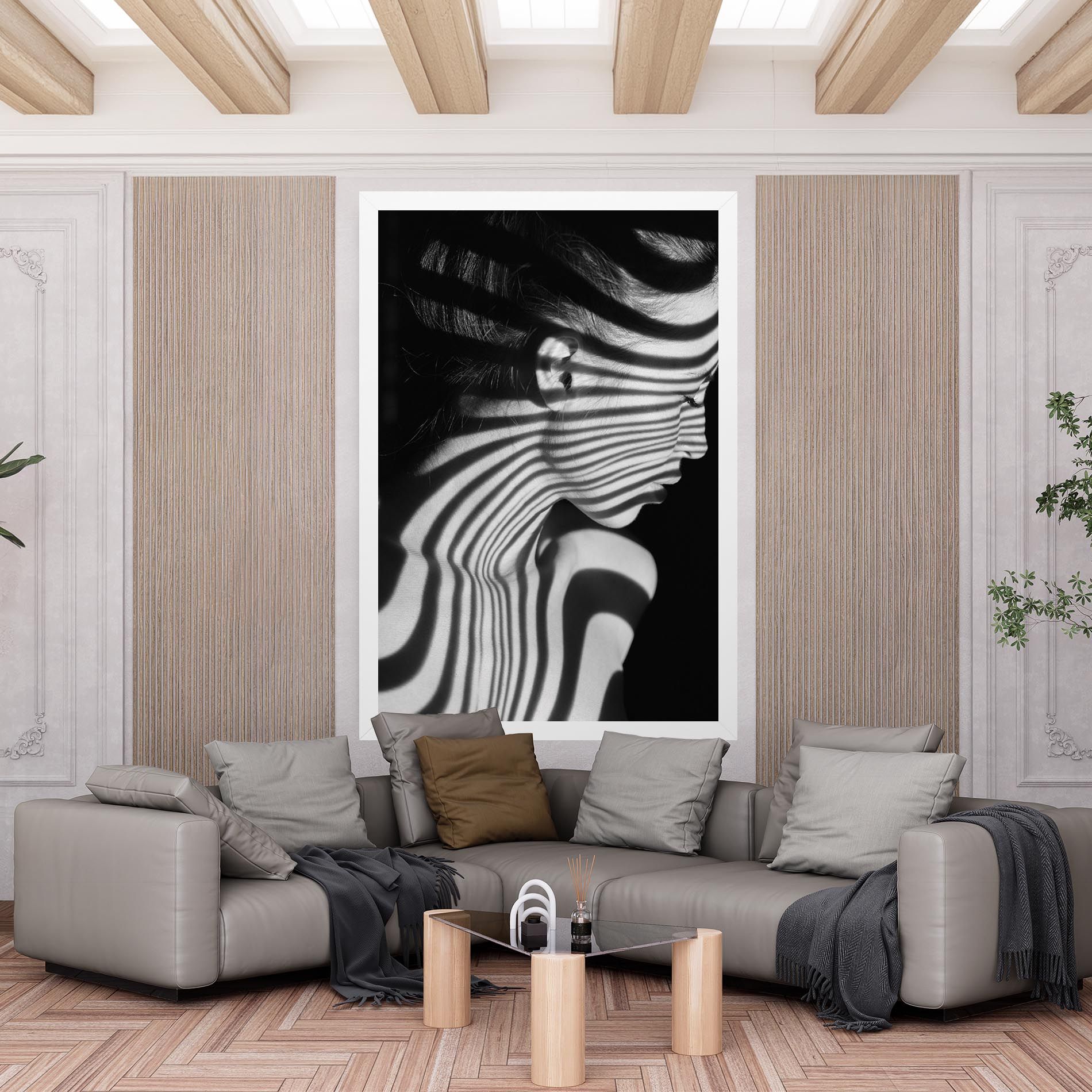 Zebra Stripes Woman mockup 6
