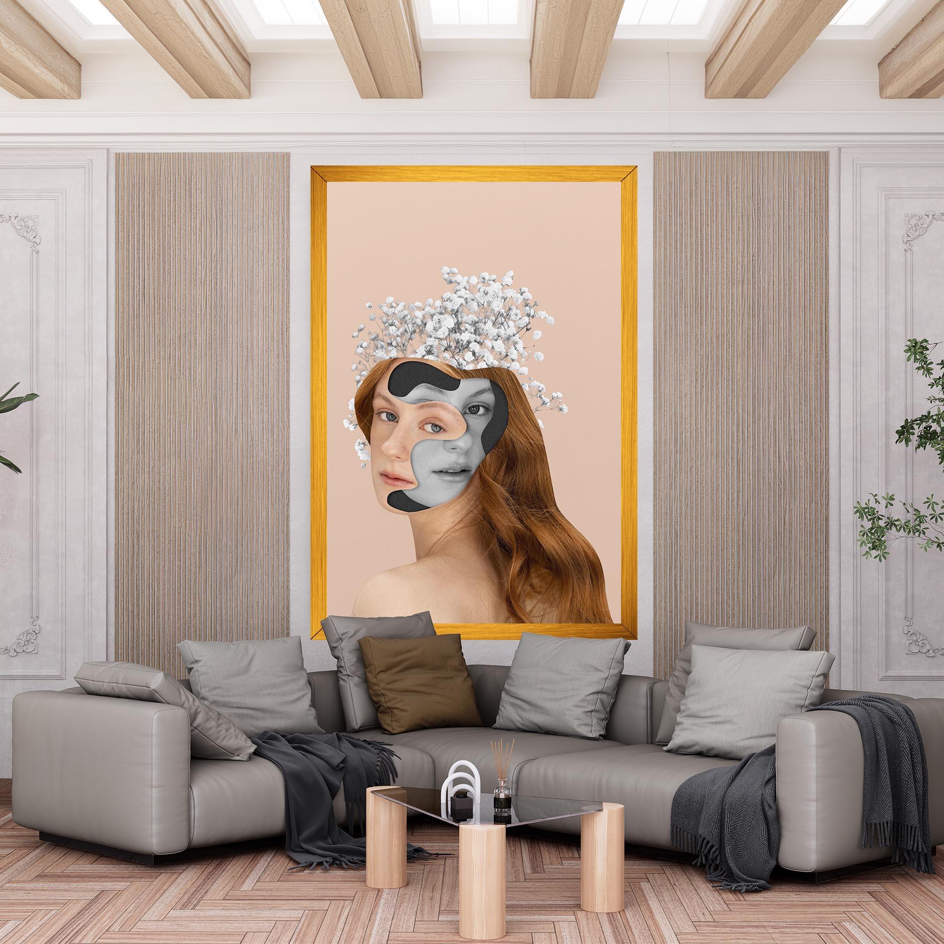 Leinwandbild Abstract Combination mockup 6