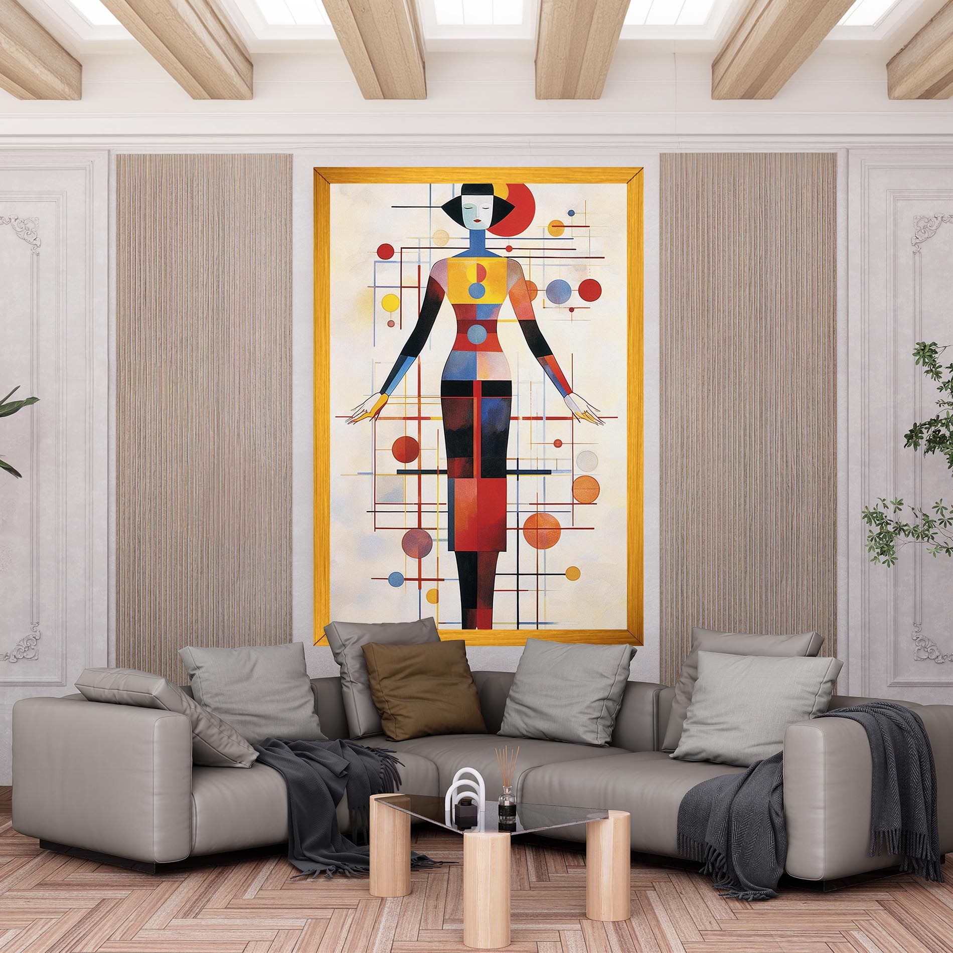 Poster Woman Artist mockup 6