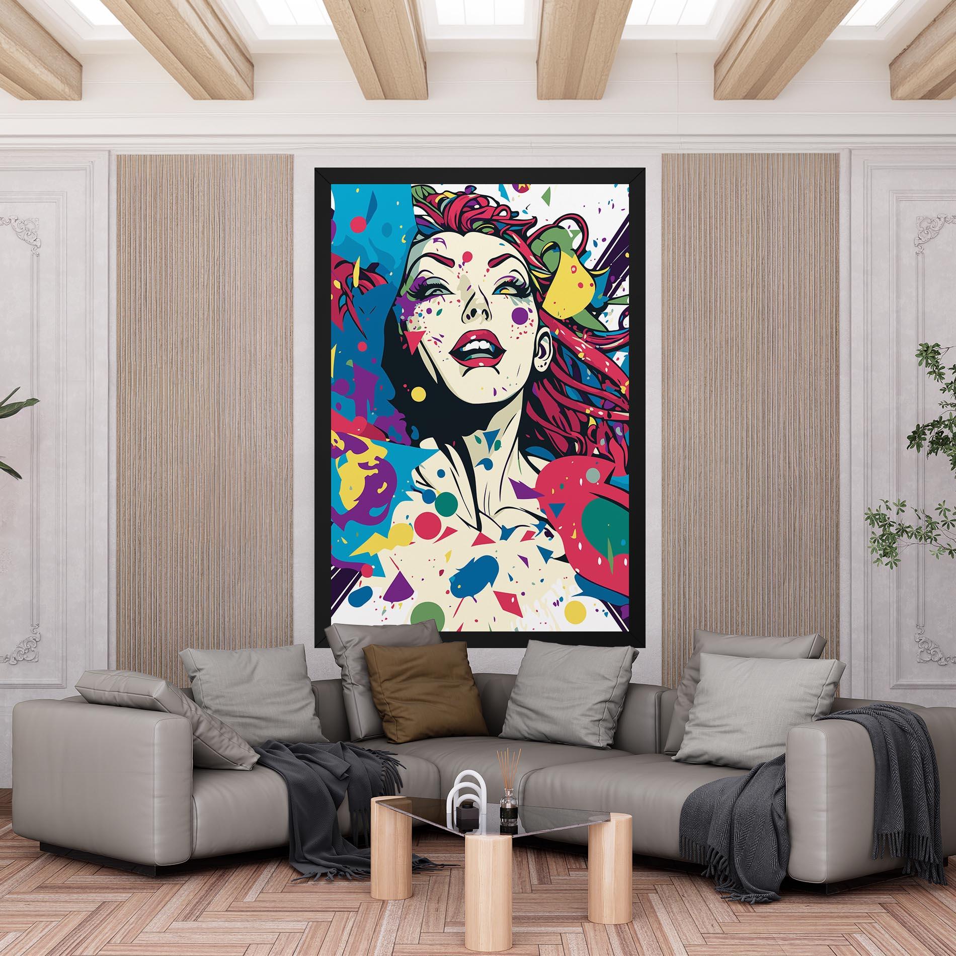 Leinwandbild Fictional Woman mockup 6