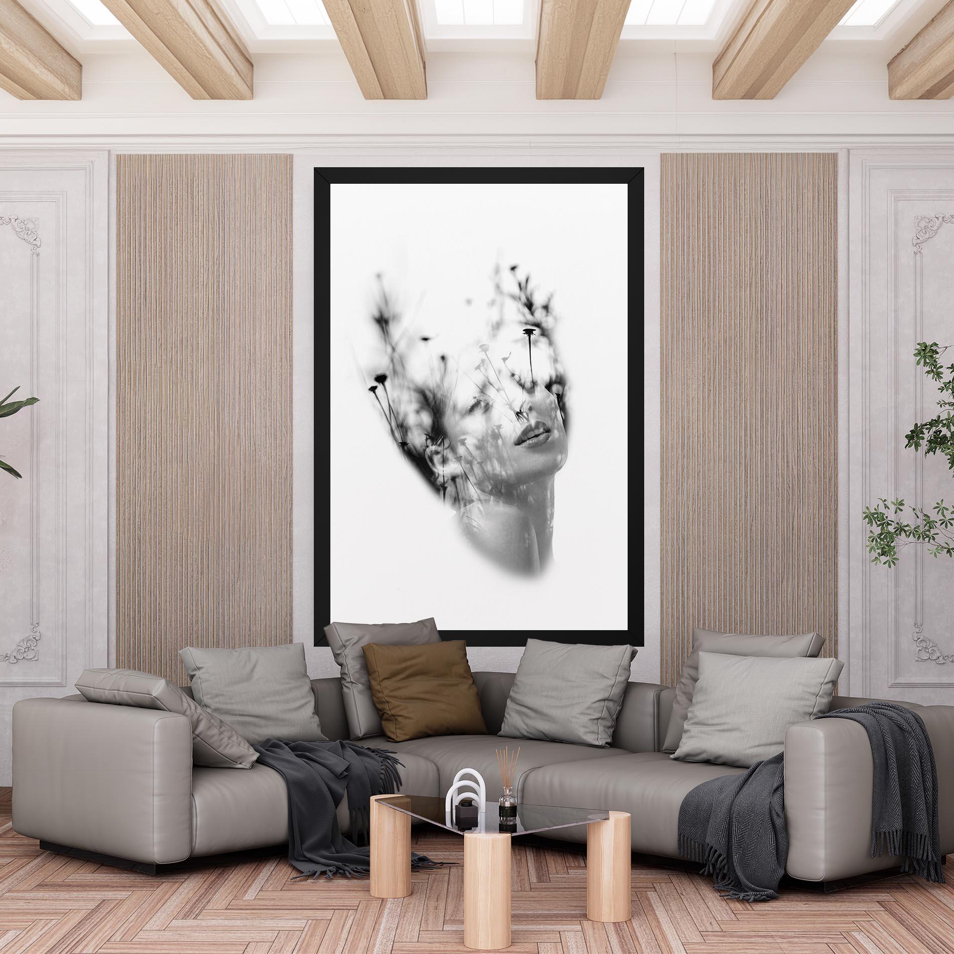 Leinwandbild Nature Woman mockup 6