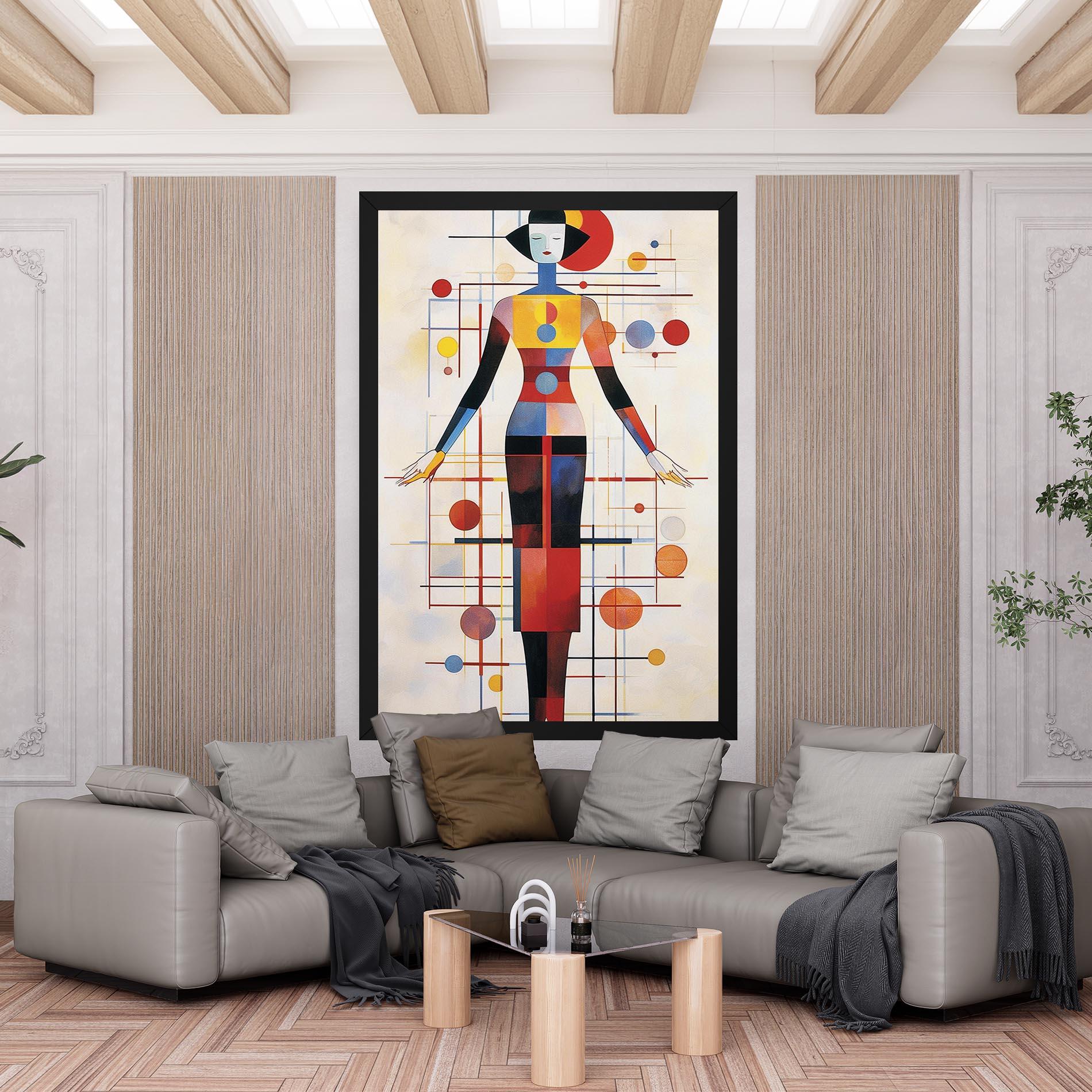 Leinwandbild Poster Woman Artist mockup 6