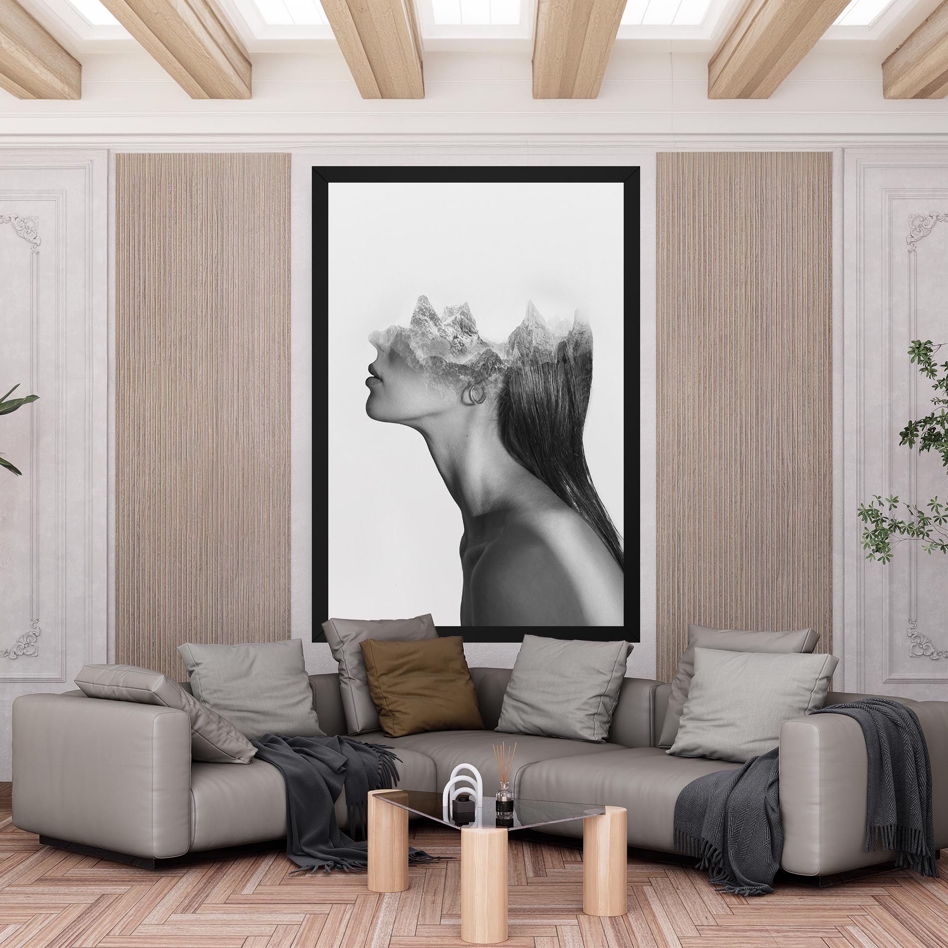 Woman Mountains View mockup 6