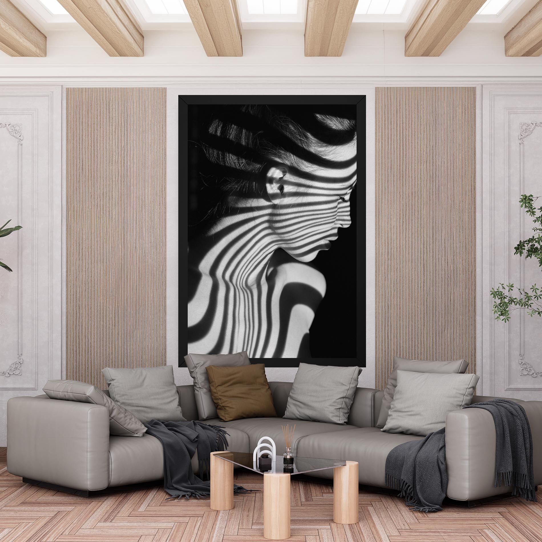 Zebra Stripes Woman mockup 6