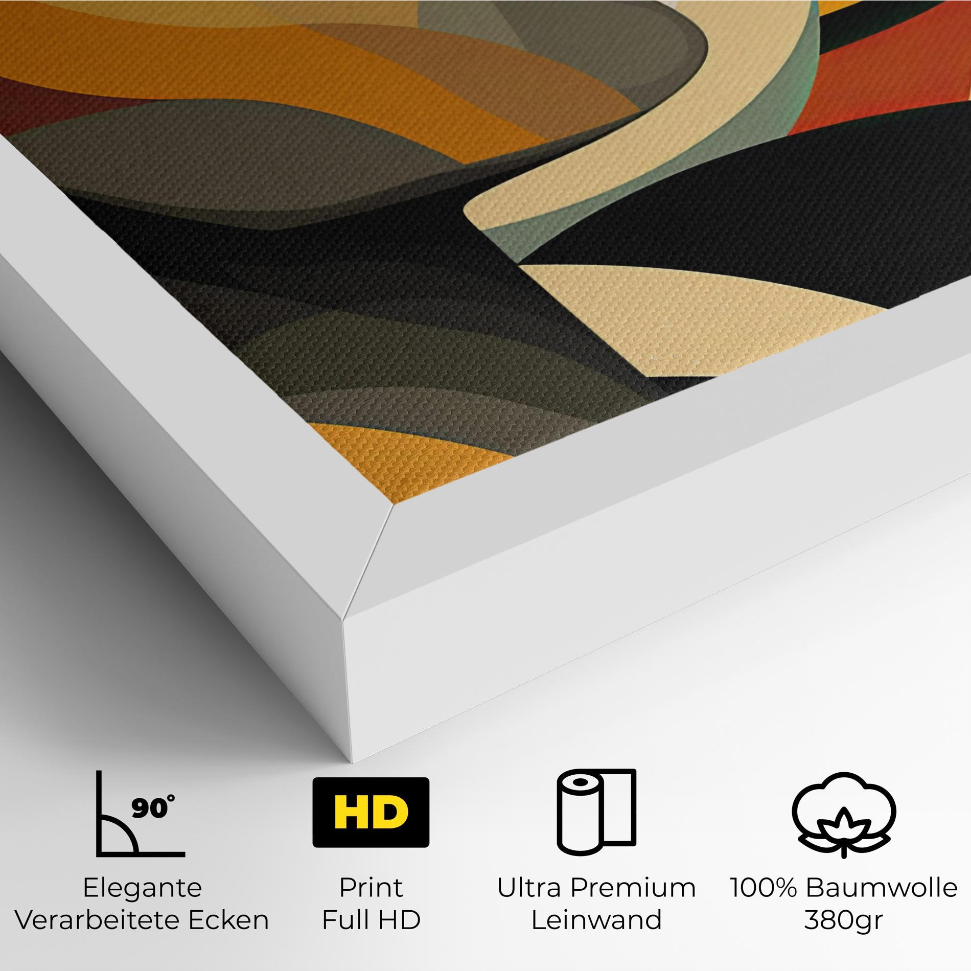 Leinwandbild Dreamy Graphic Girl mockup 4