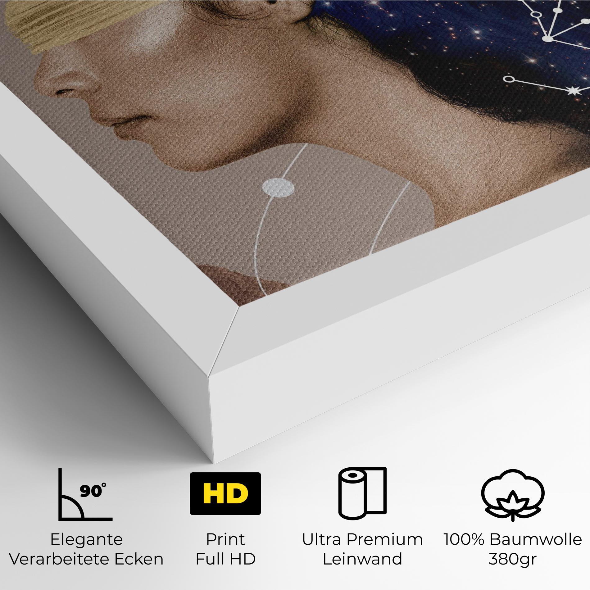 Leinwandbild Galaxy Hair mockup 4