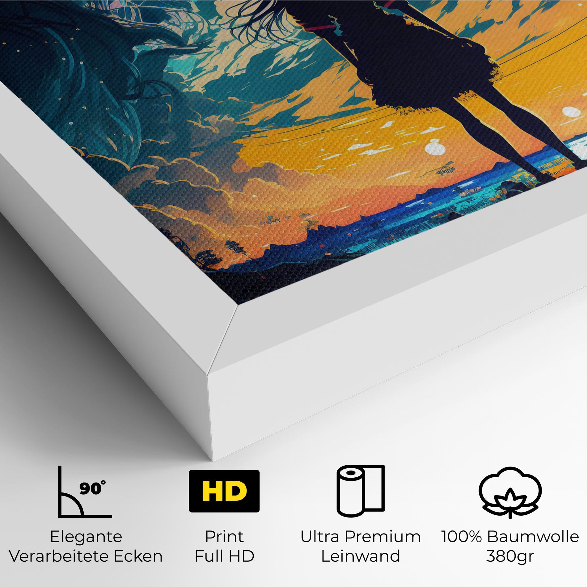 Leinwandbild Mystical Woman Fairytale mockup 4