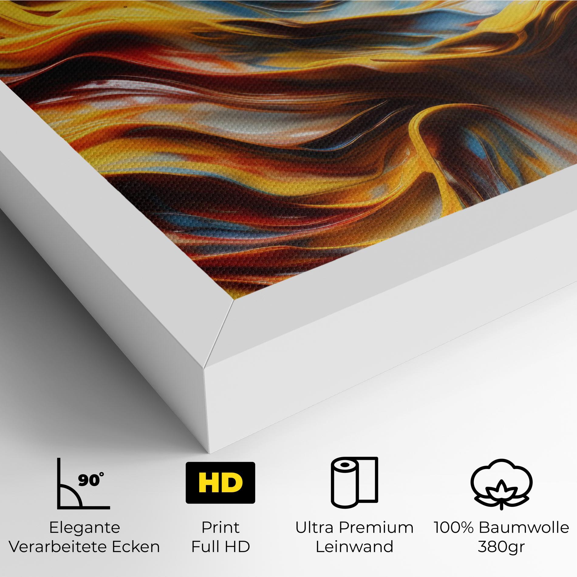 Leinwandbild Painted Woman mockup 4