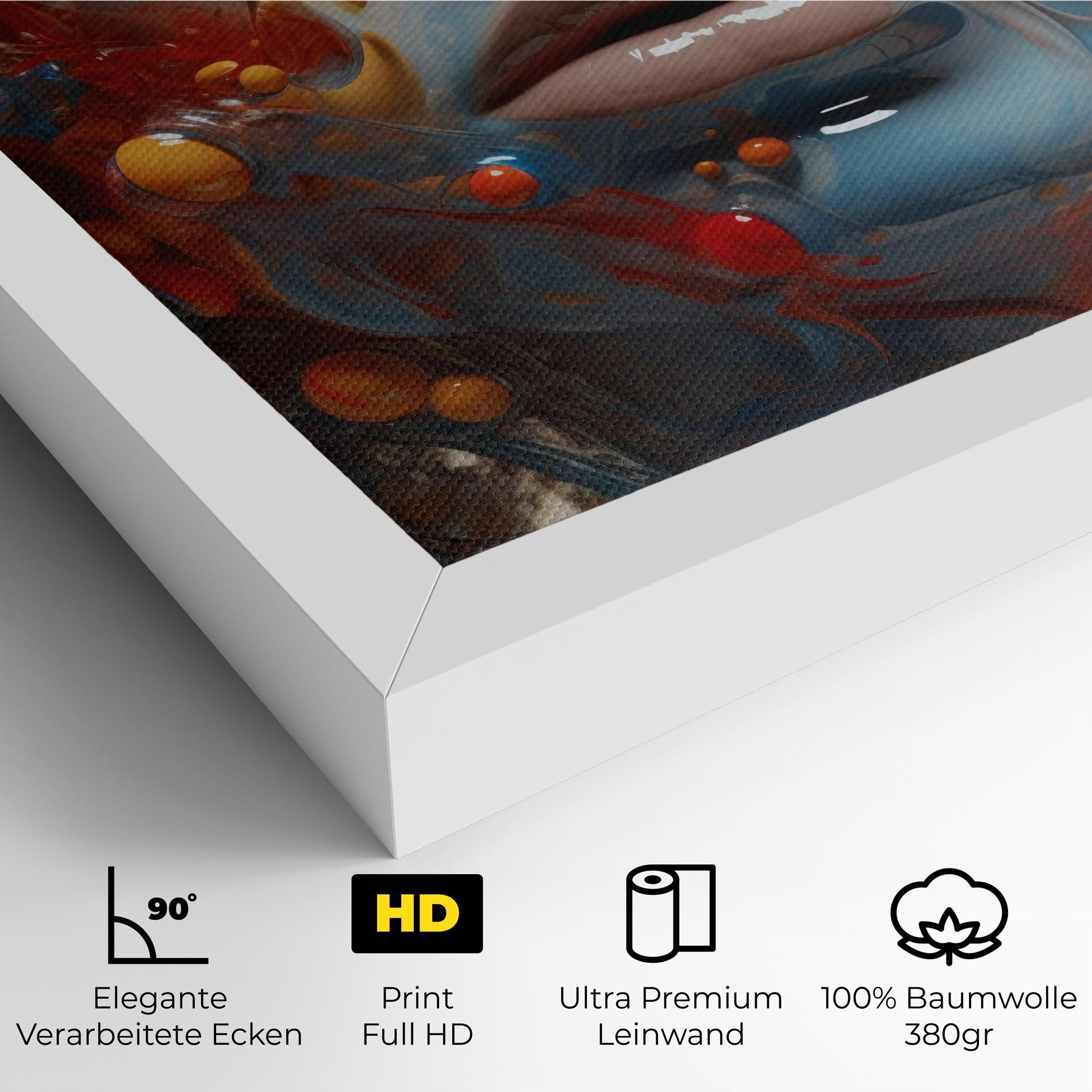 Pretty Blue Face mockup 4