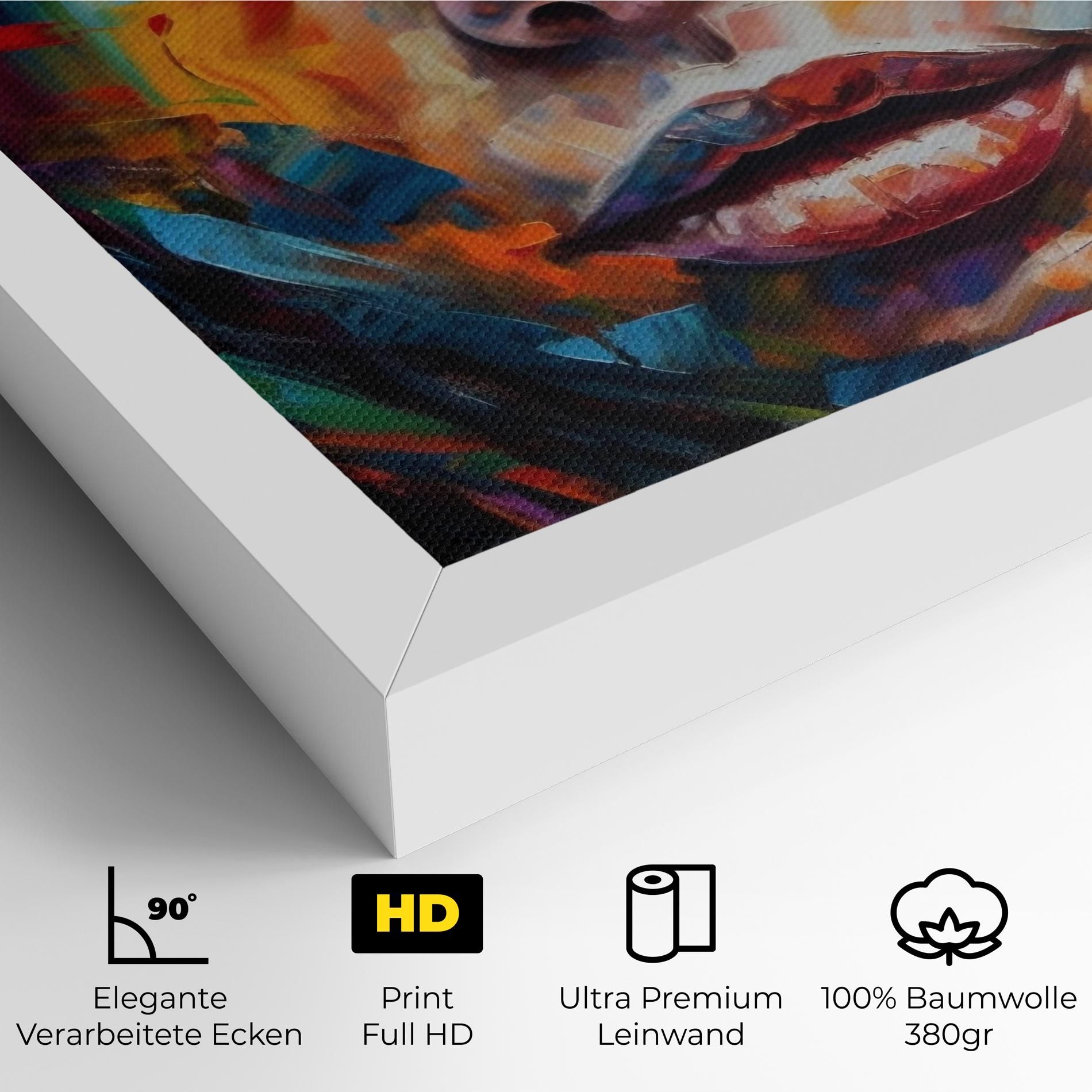 Vibrant Color Woman Paint mockup 4