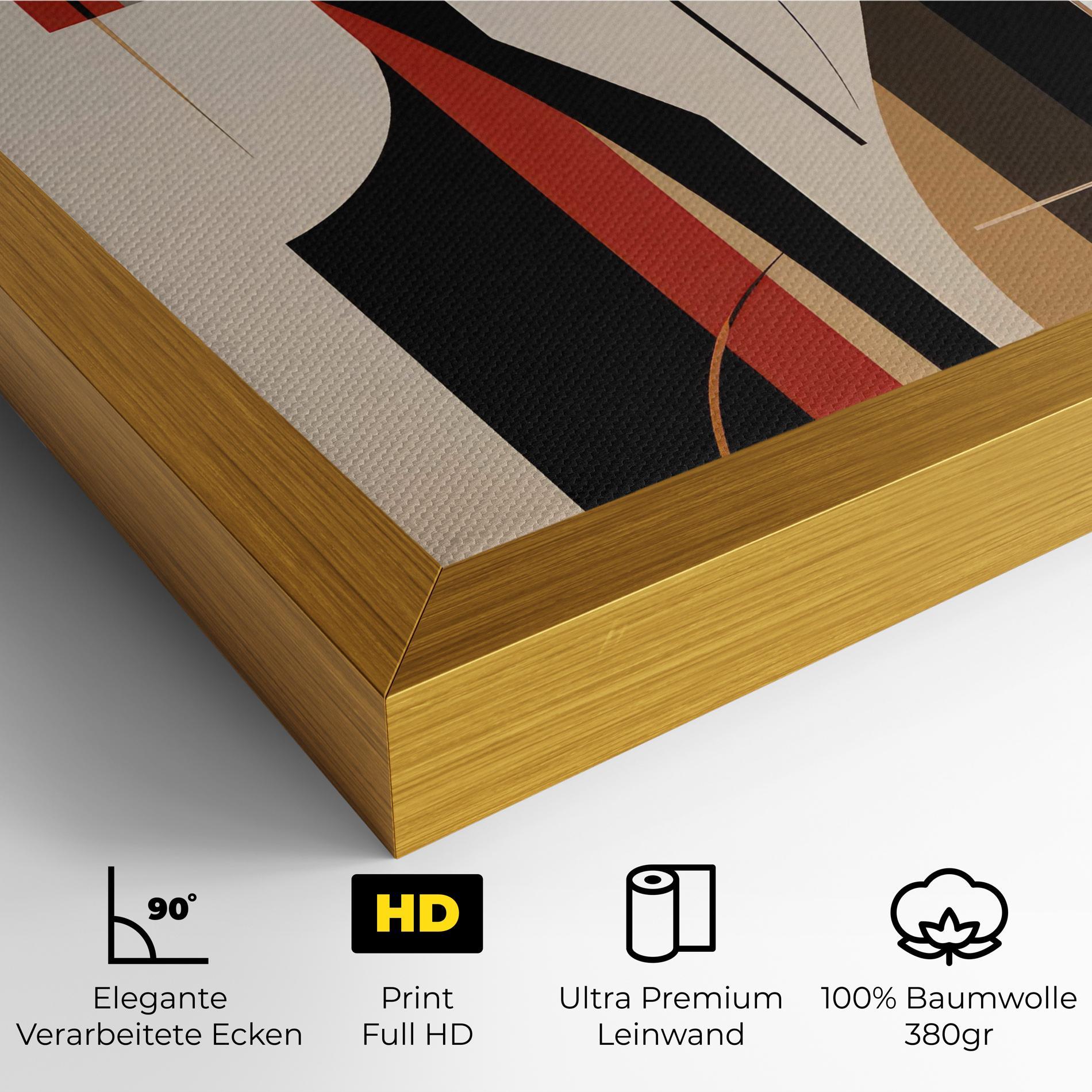 Leinwandbild Abstract Couple Kissing mockup 4