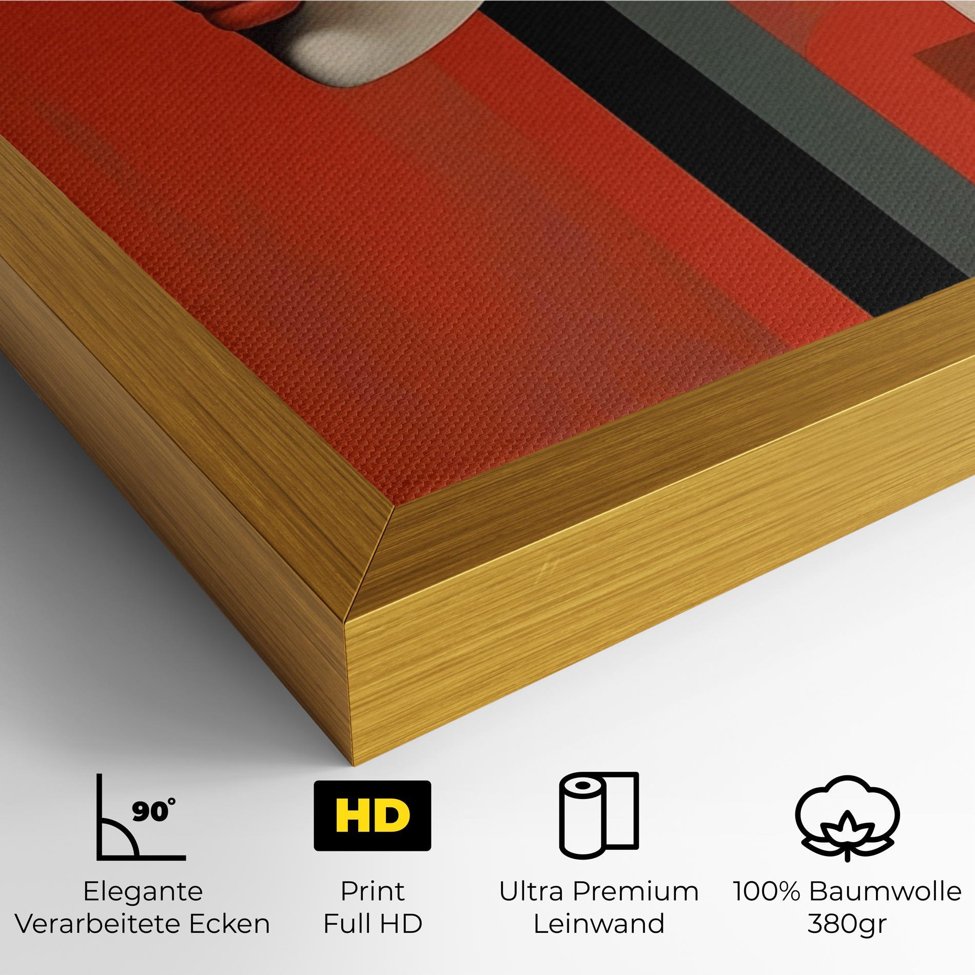 Leinwandbild Art Russian Revolution mockup 4