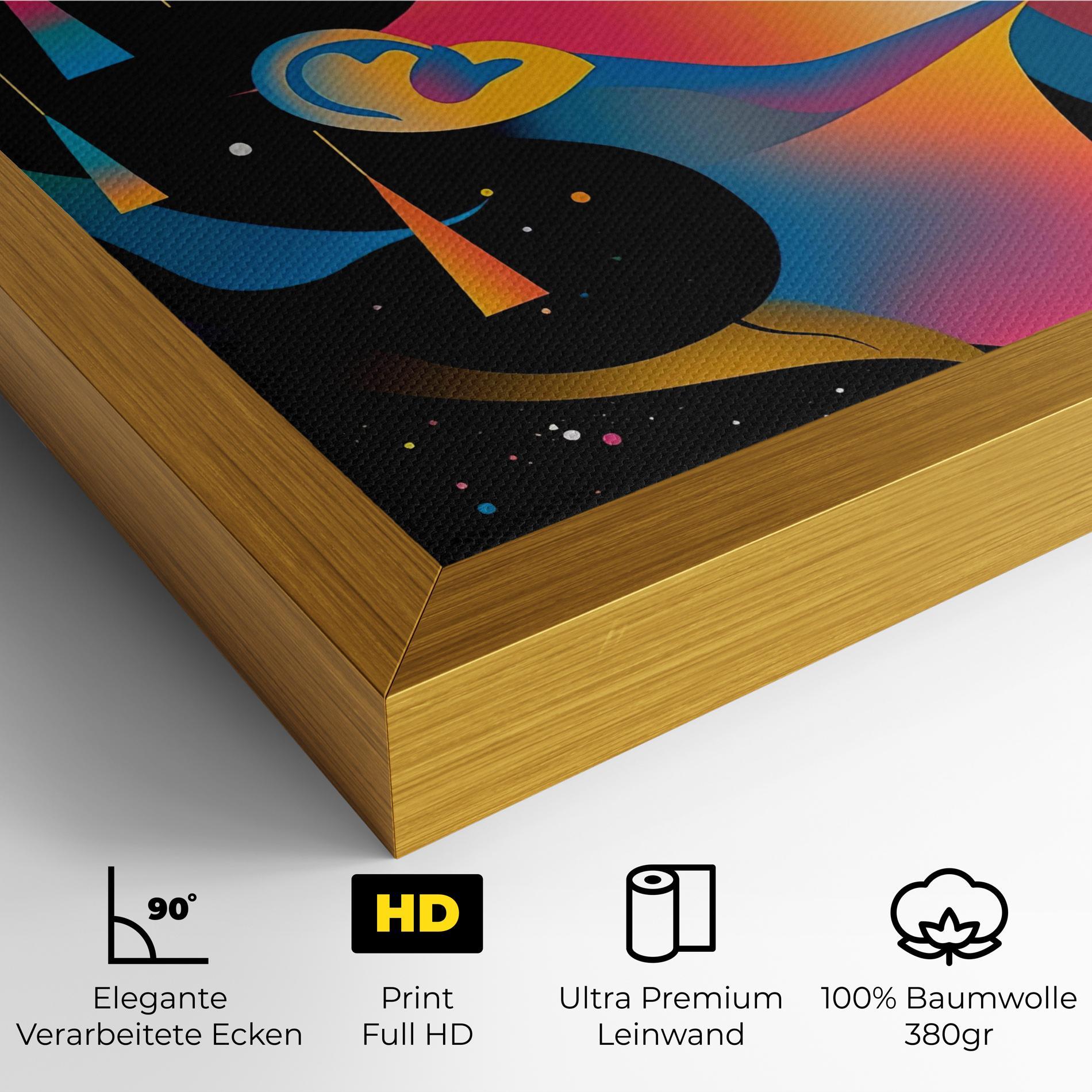 Leinwandbild Dreamy Night Female mockup 4