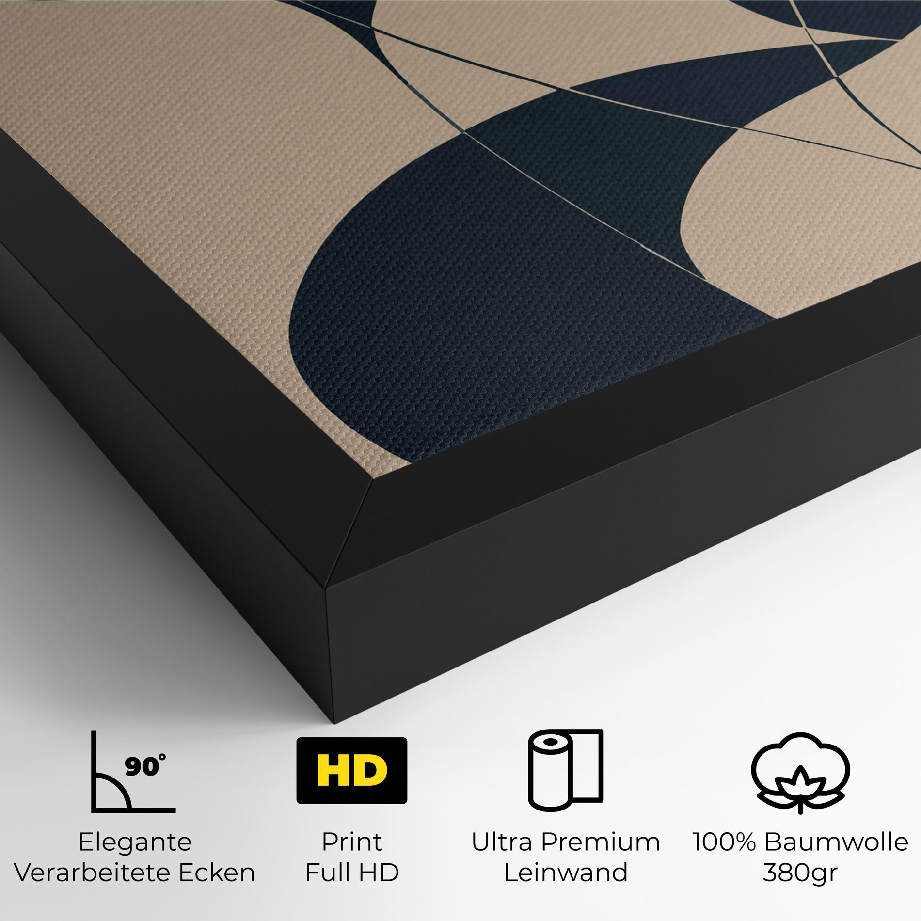 Leinwandbild Cream Blue Woman mockup 4