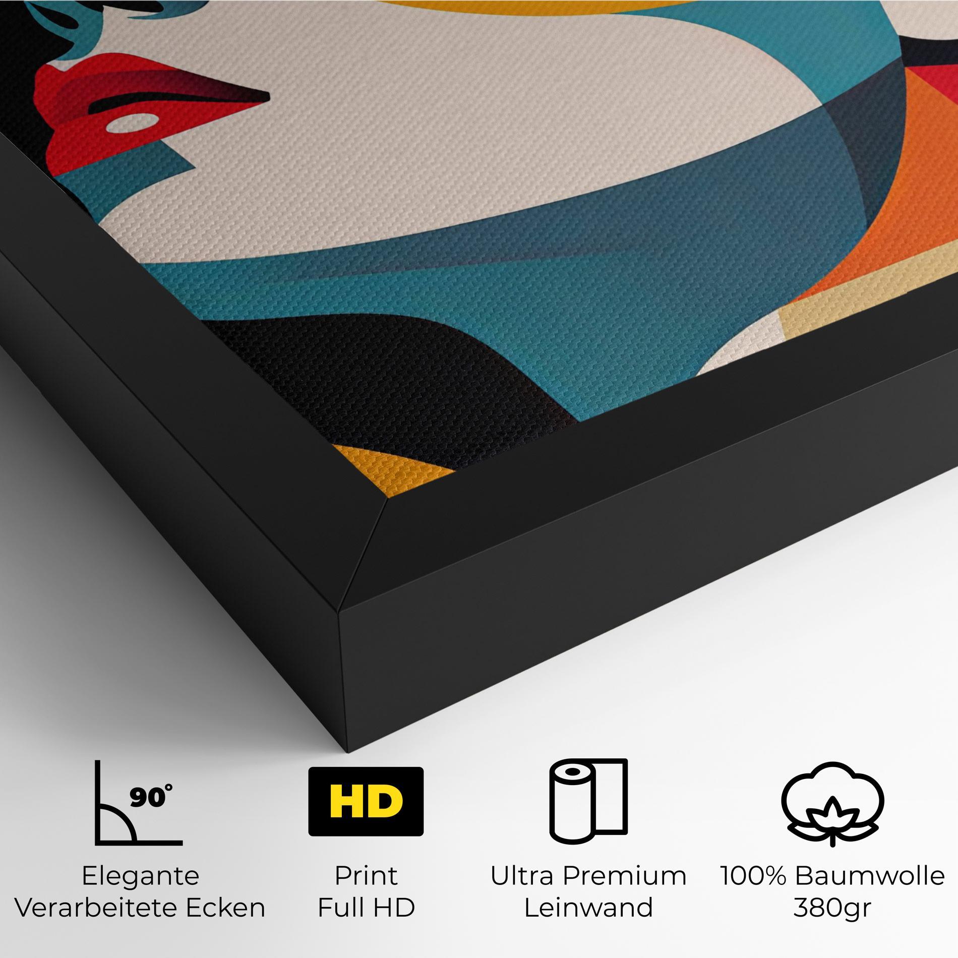 Leinwandbild Dreamy Yellow Female mockup 4