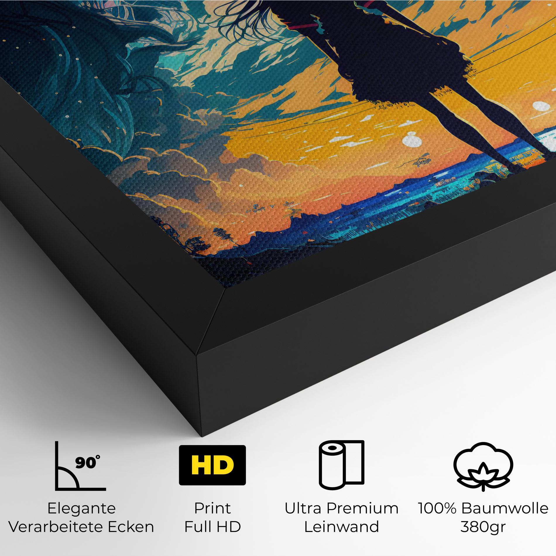 Leinwandbild Mystical Woman Fairytale mockup 4