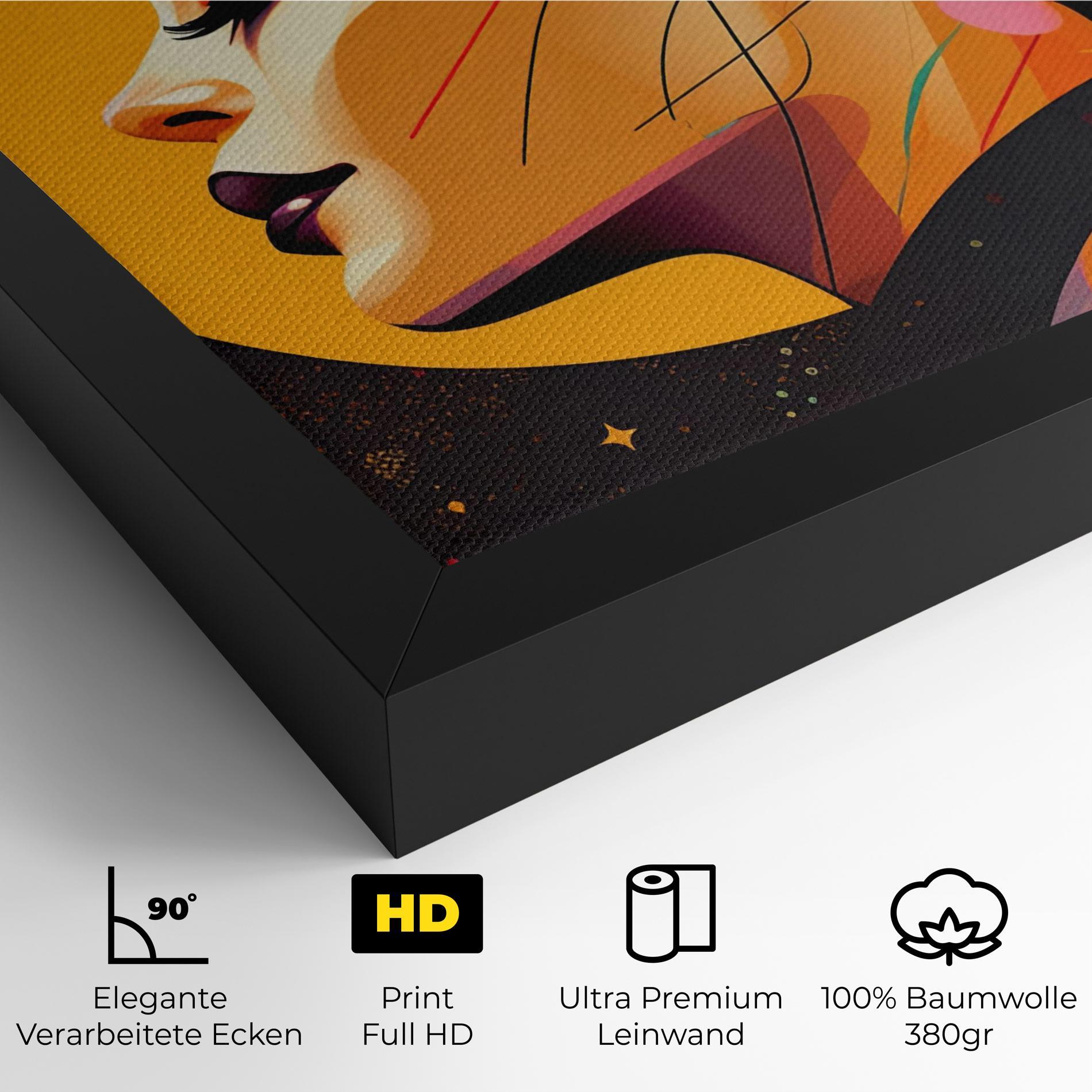 Leinwandbild Synthetic Female mockup 4