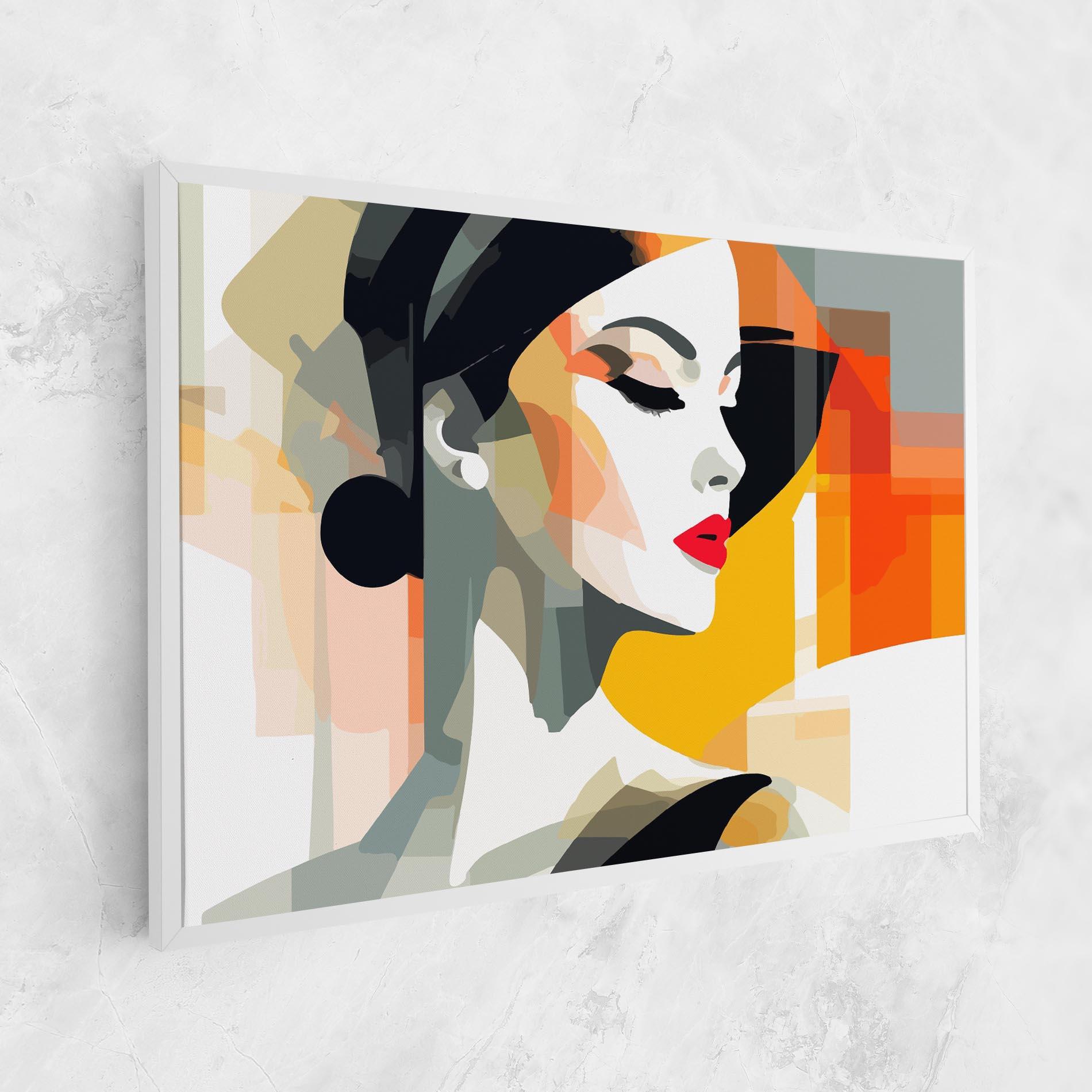 Leinwandbild Art Woman View mockup 1