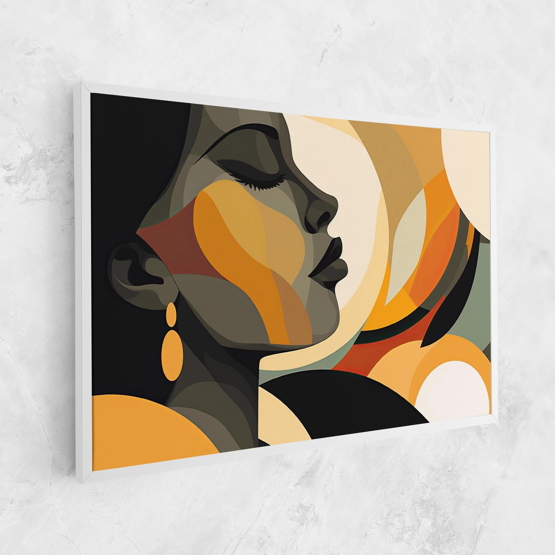 Leinwandbild Dreamy Graphic Girl mockup 1