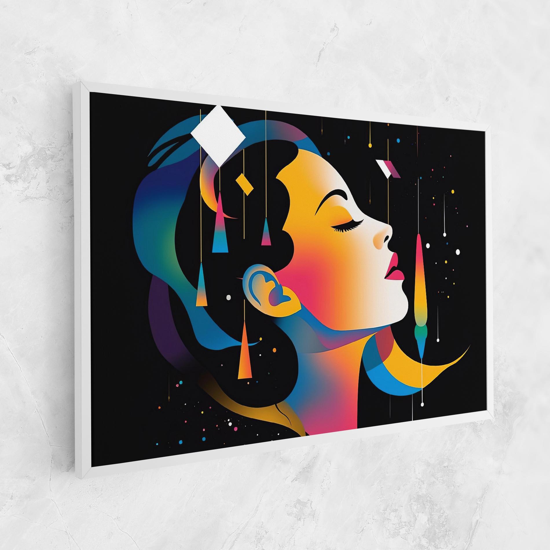 Leinwandbild Dreamy Night Female mockup 1