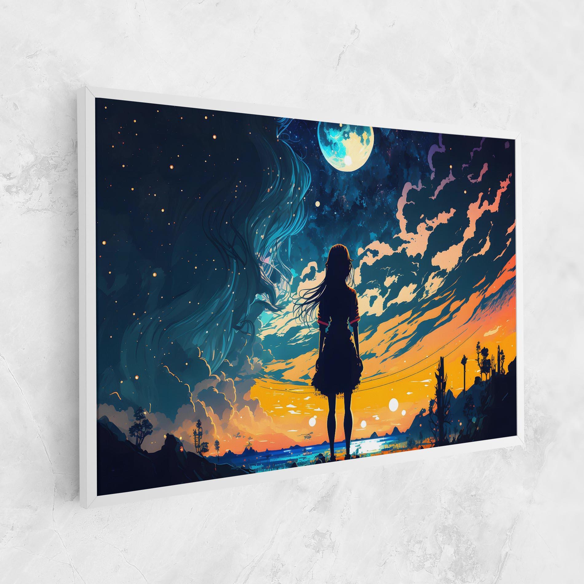 Leinwandbild Mystical Woman Fairytale mockup 1