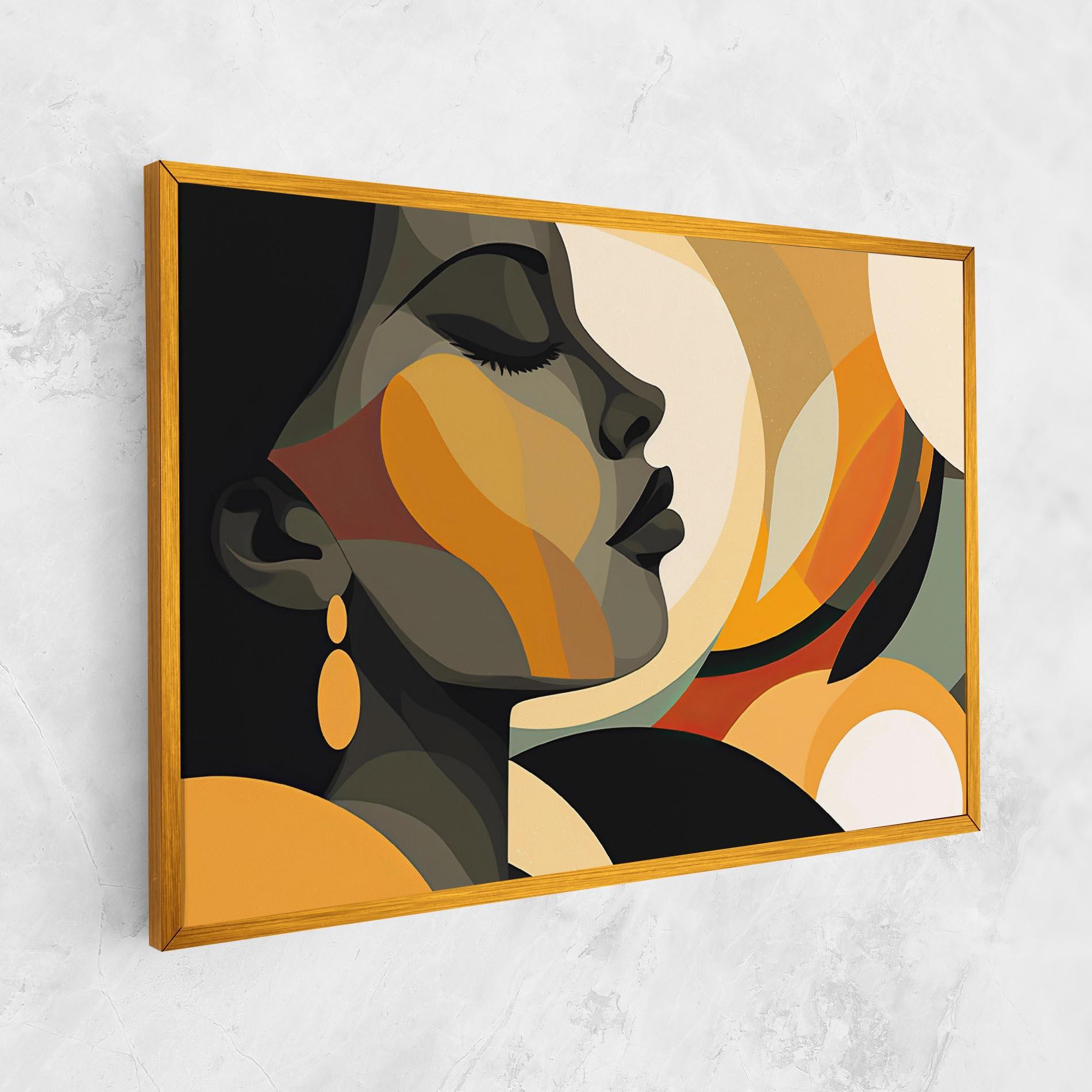 Leinwandbild Dreamy Graphic Girl mockup 1