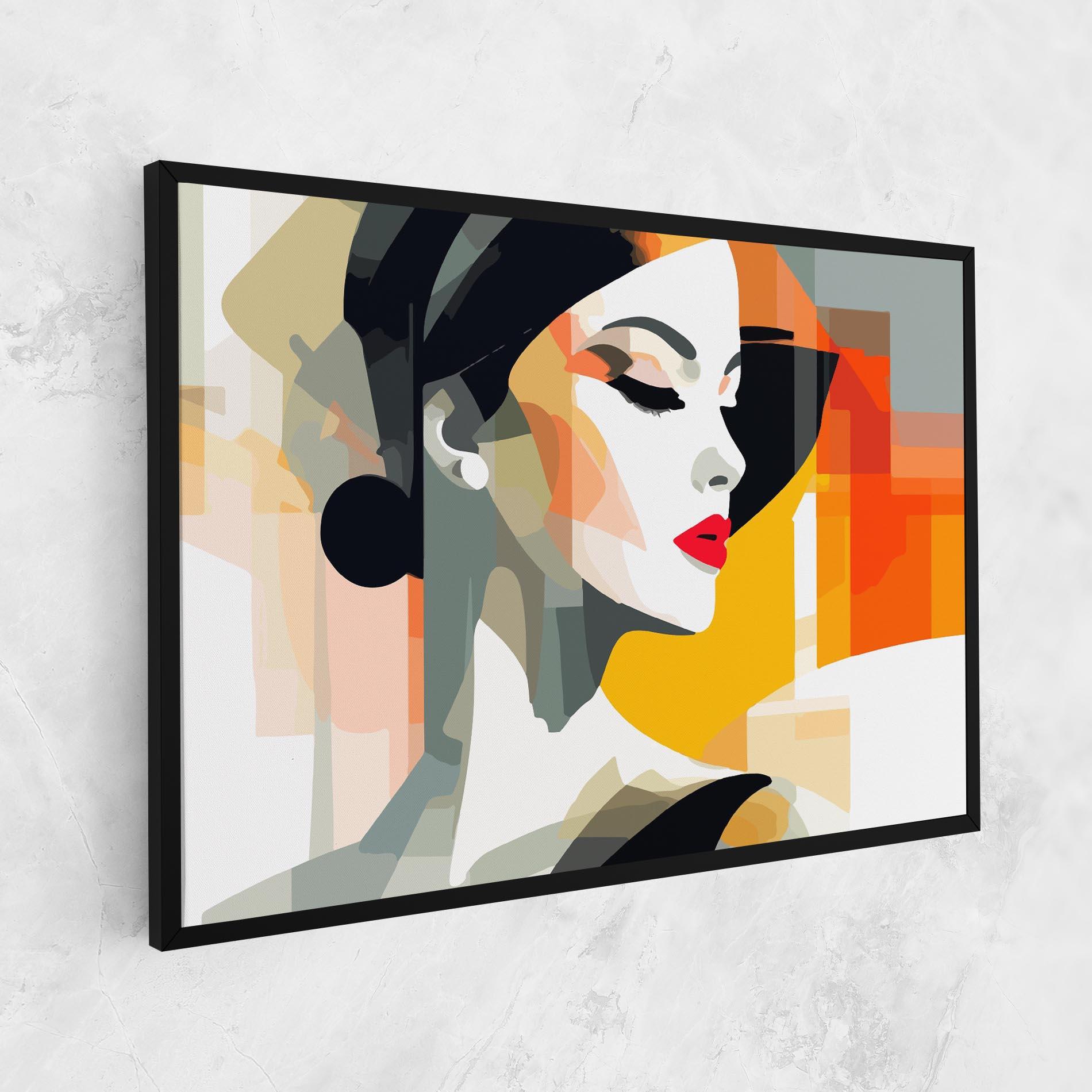 Leinwandbild Art Woman View mockup 1