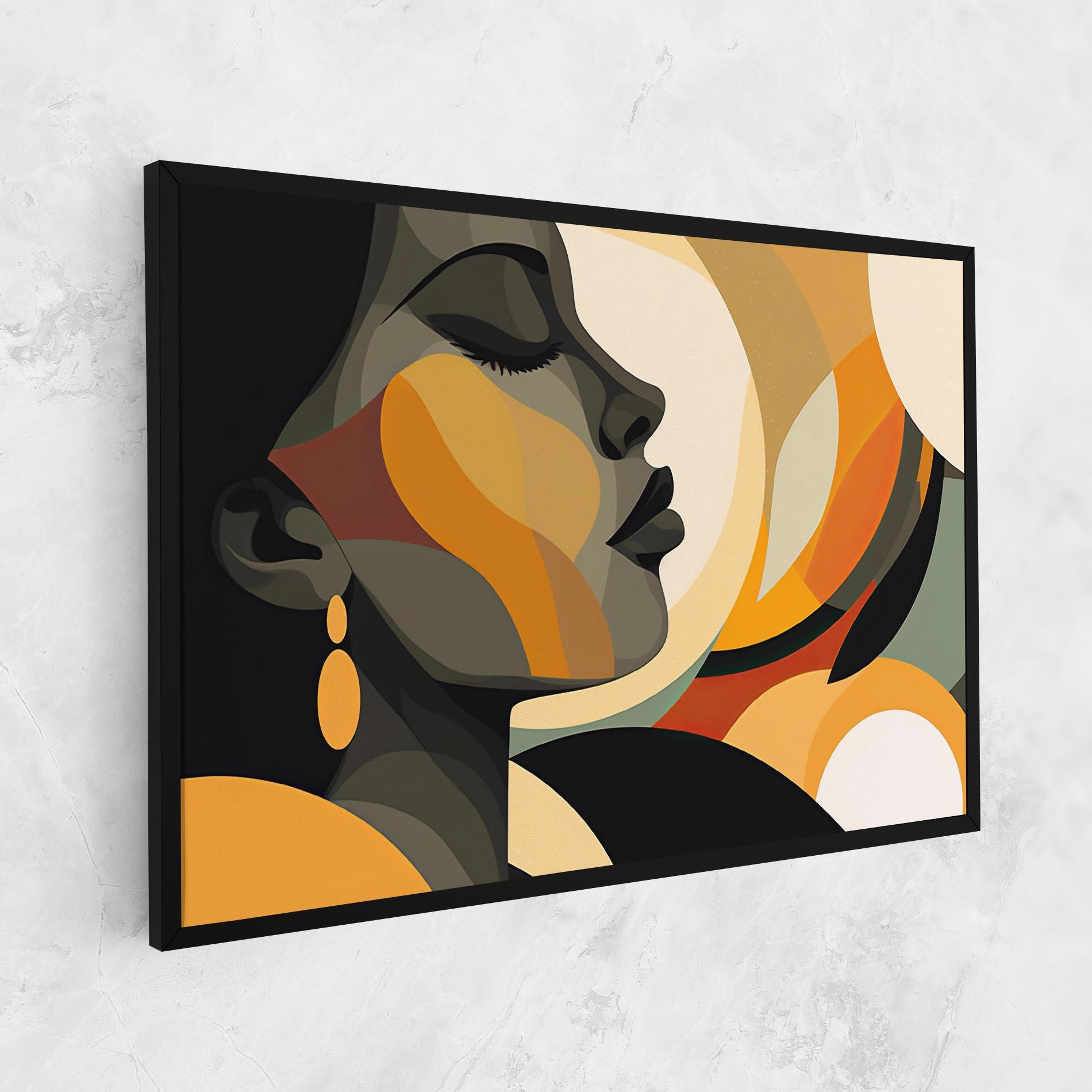 Leinwandbild Dreamy Graphic Girl mockup 1